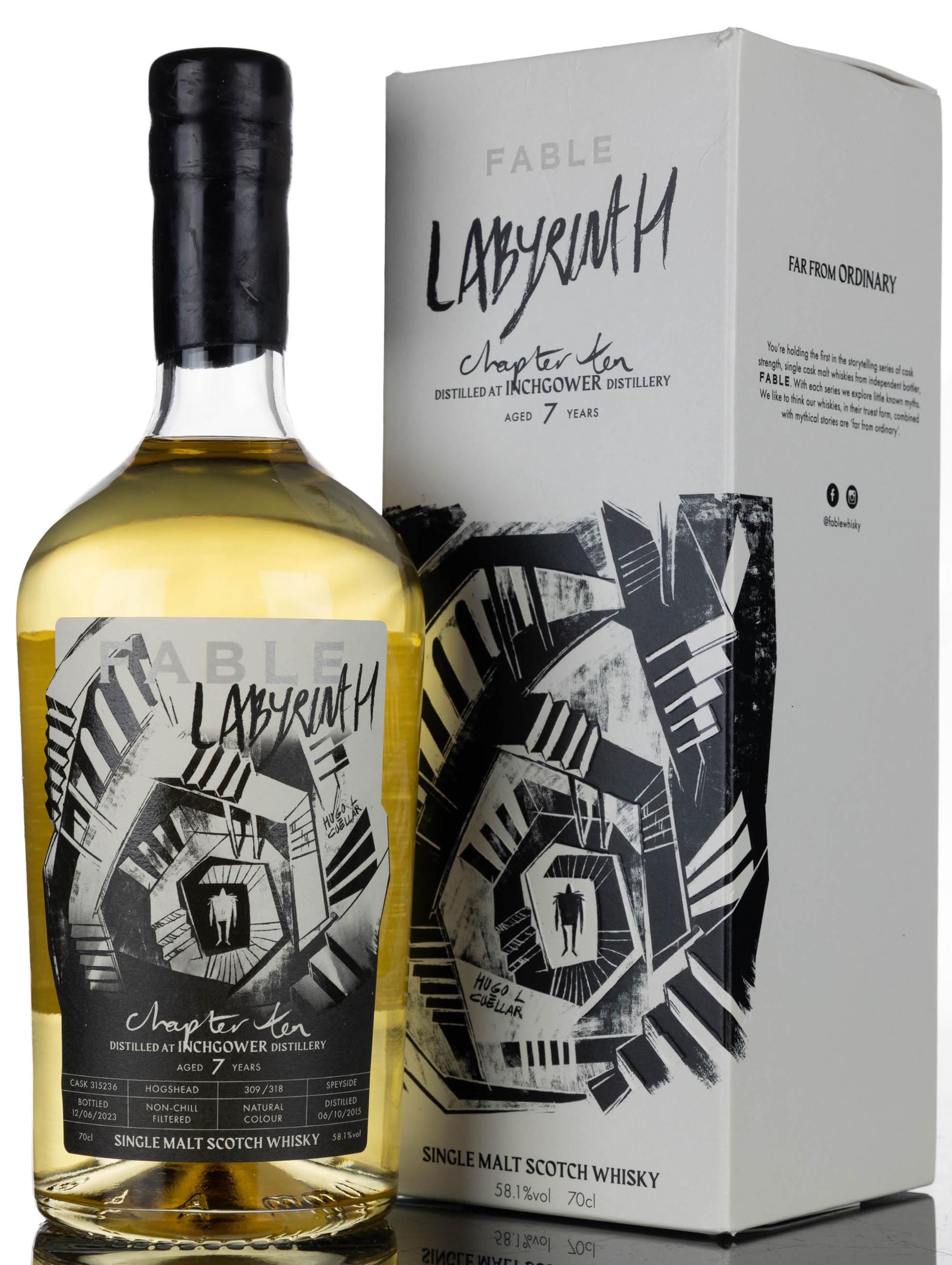 Inchgower 2015-2023 - 7 Year Old - Fable - Single Cask 315236