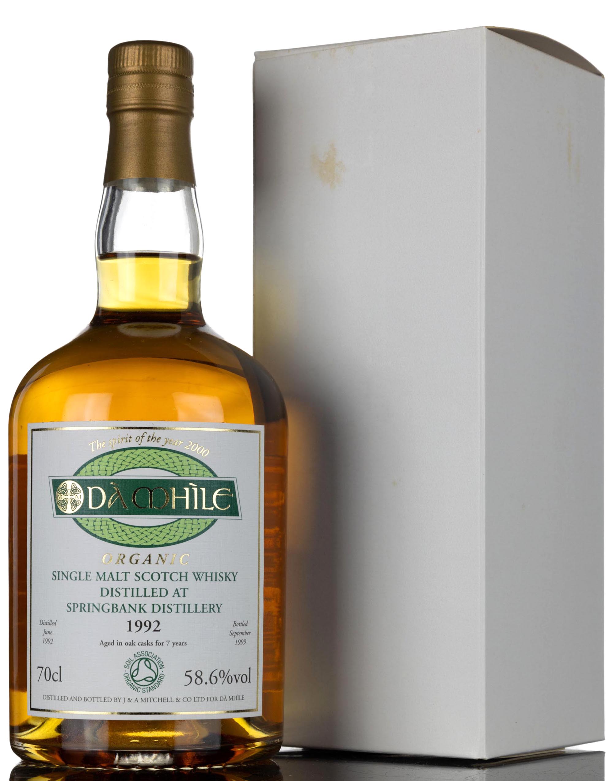 Springbank 1992-1999 - 7 Year Old - Da Mhile Exclusive - First Organic Whisky - Cask Stren