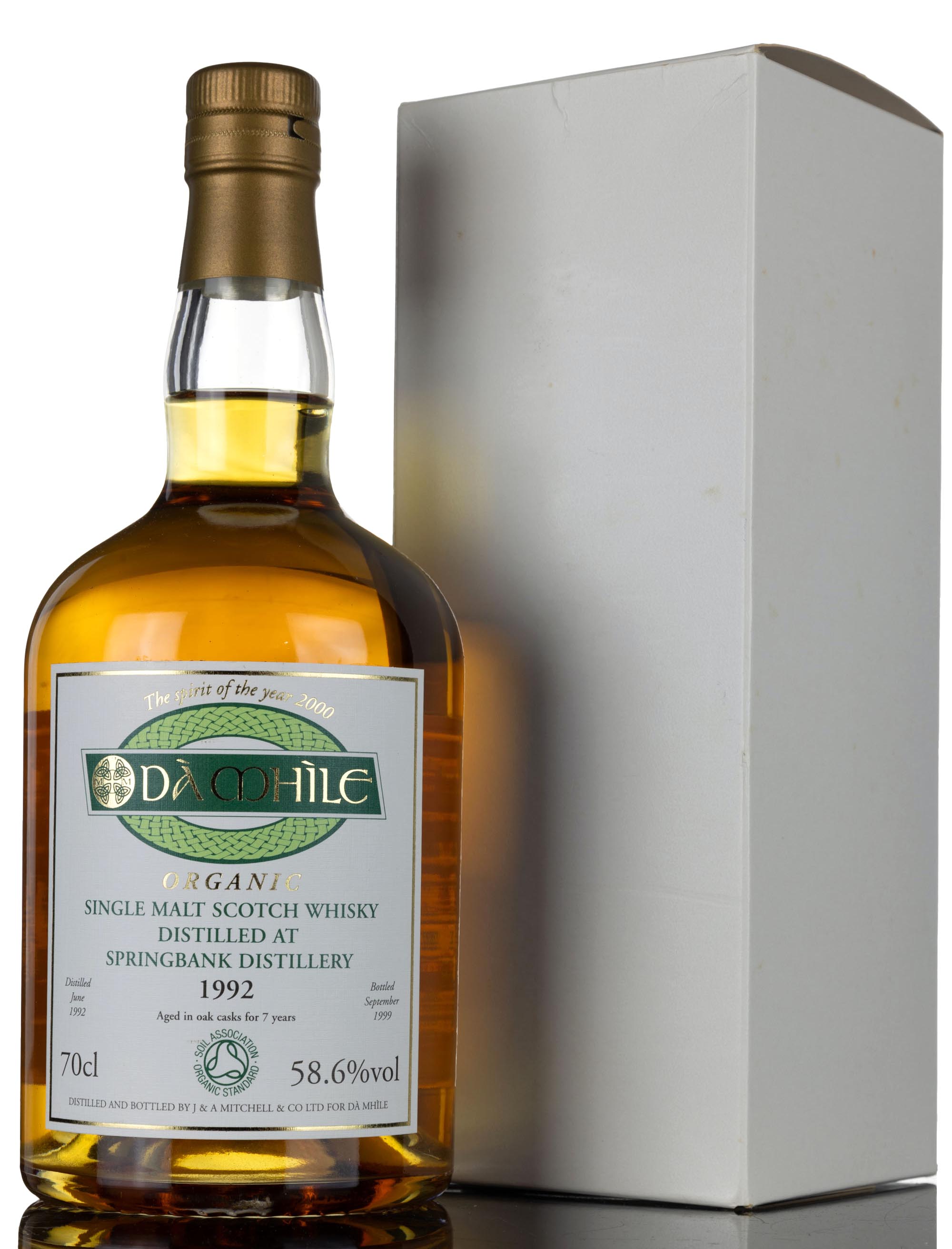 Springbank 1992-1999 - 7 Year Old - Da Mhile Exclusive - First Organic Whisky - Cask Stren