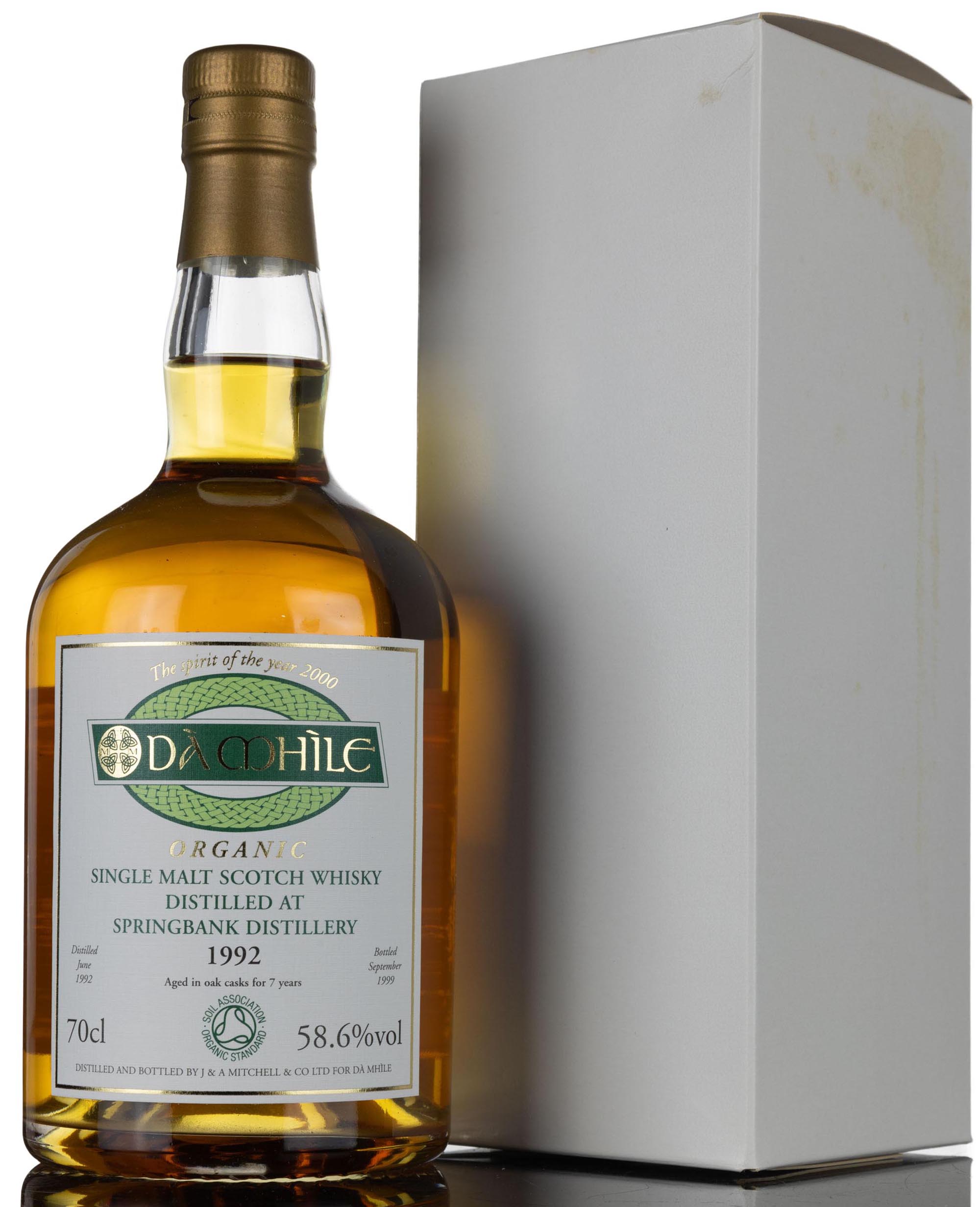 Springbank 1992-1999 - 7 Year Old - Da Mhile Exclusive - First Organic Whisky - Cask Stren