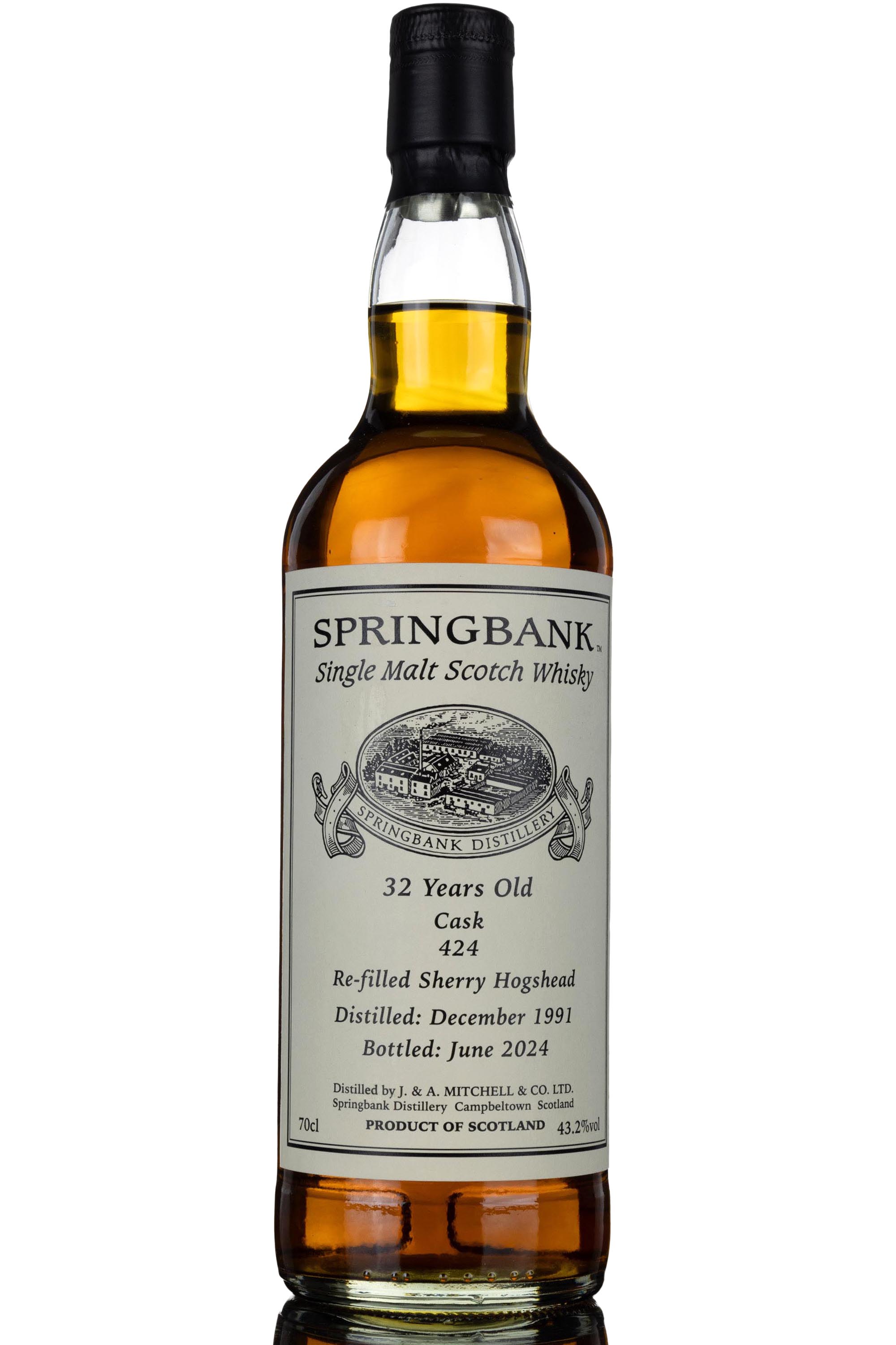 Springbank 1991-2024 - 32 Year Old - Single Cask 424 - Private Bottling