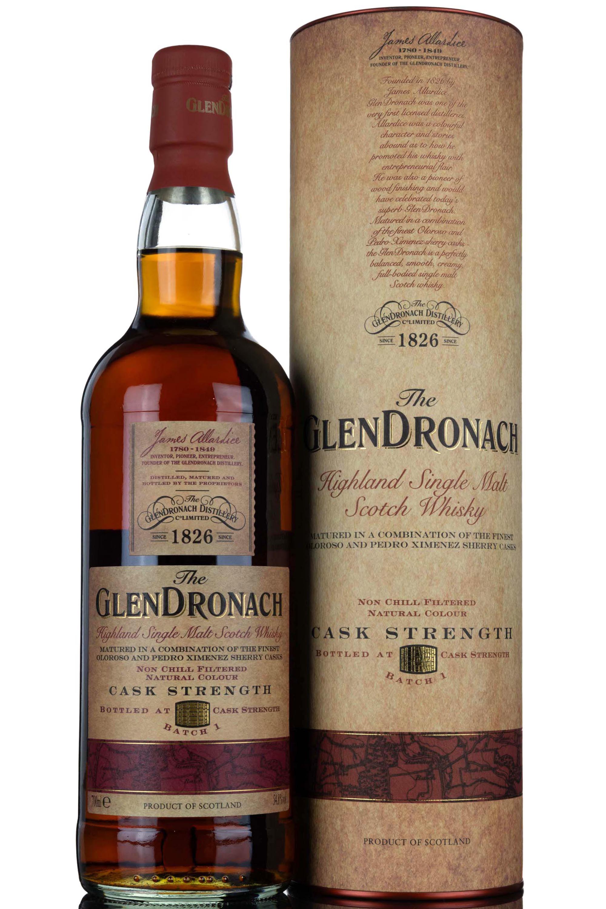 Glendronach Cask Strength Batch 1 - 2012 Release