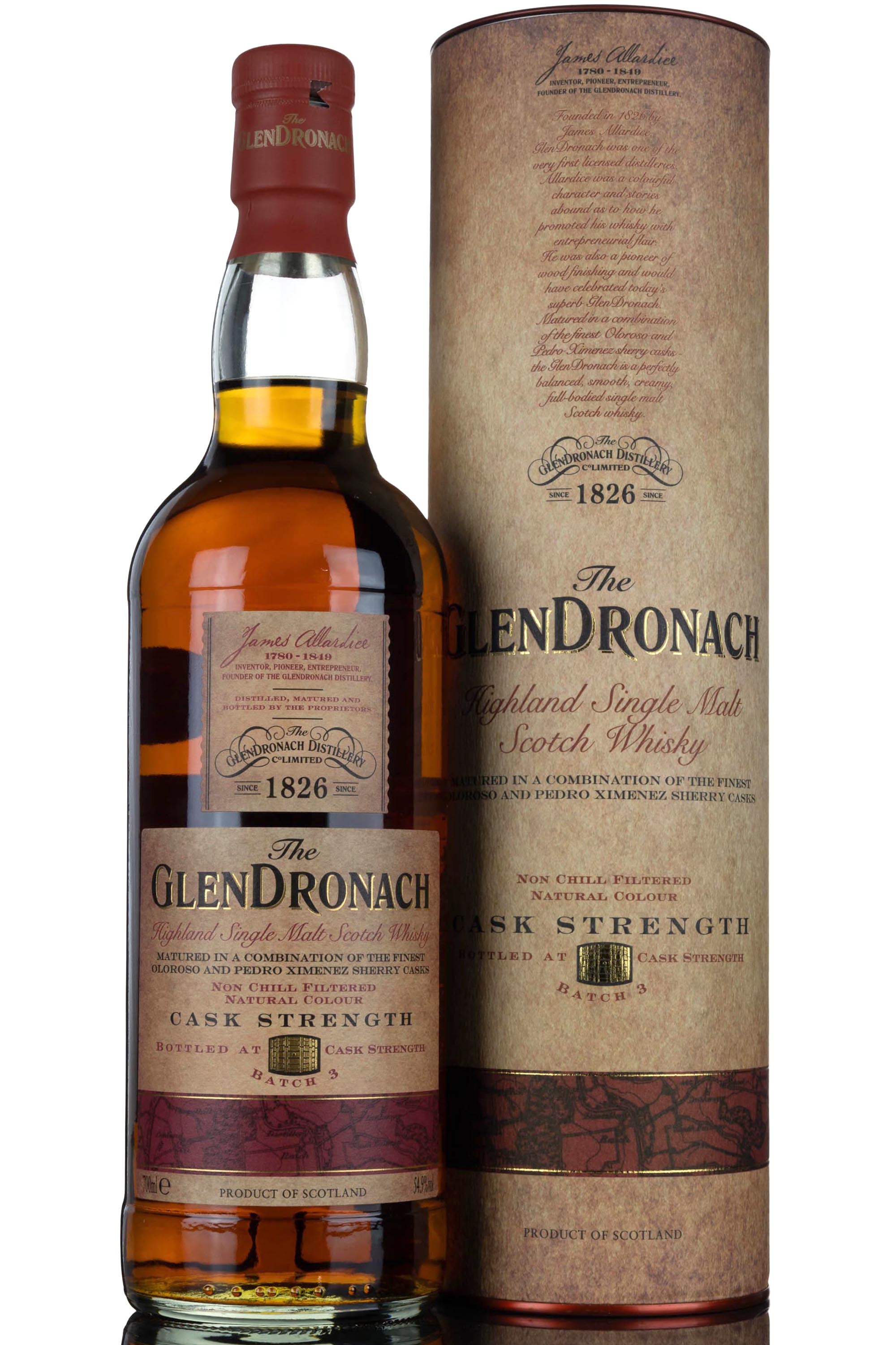 Glendronach Cask Strength Batch 3 - 2013 Release