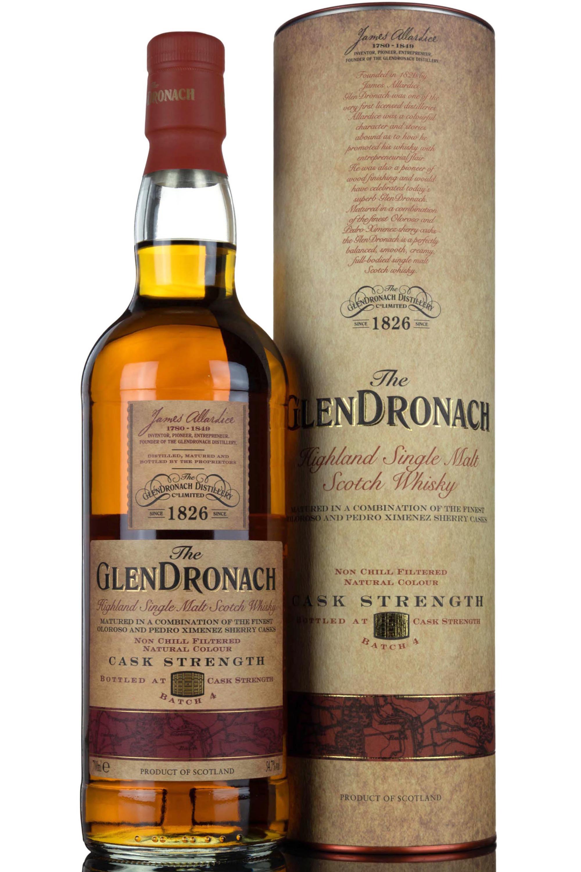 Glendronach Cask Strength Batch 4 - 2015 Release