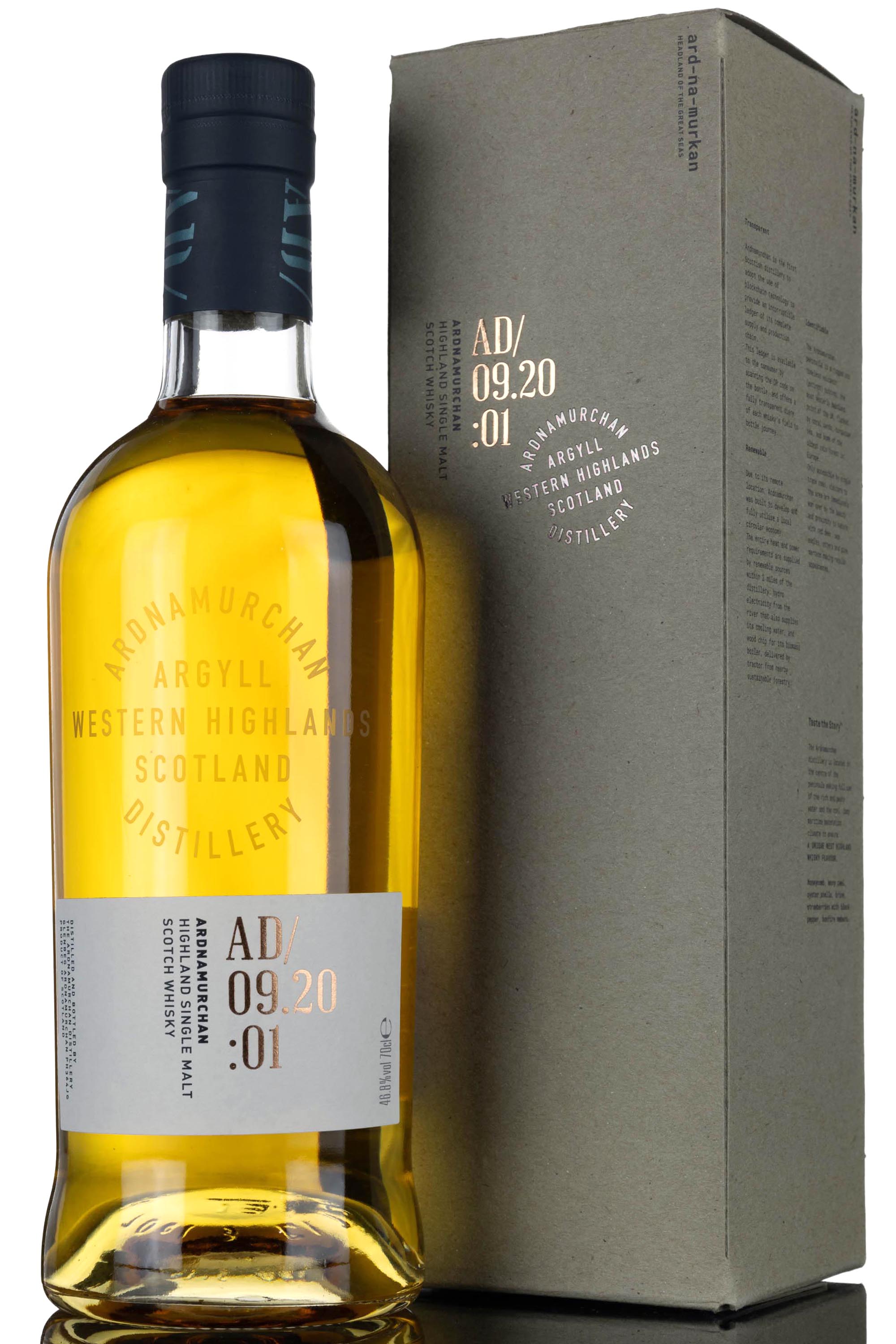 Ardnamurchan 2015 - AD/09.20:01 - Batch 1 - 2020 Release - Inaugural Single Malt