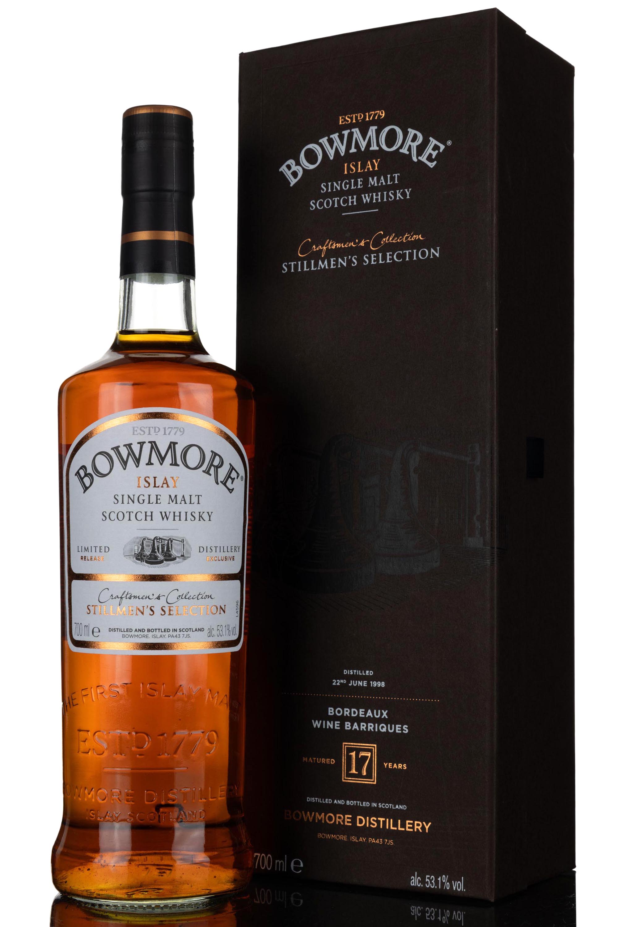 Bowmore 1998-2016 - 17 Year Old - Craftsmens Collection - Stillmens Selection