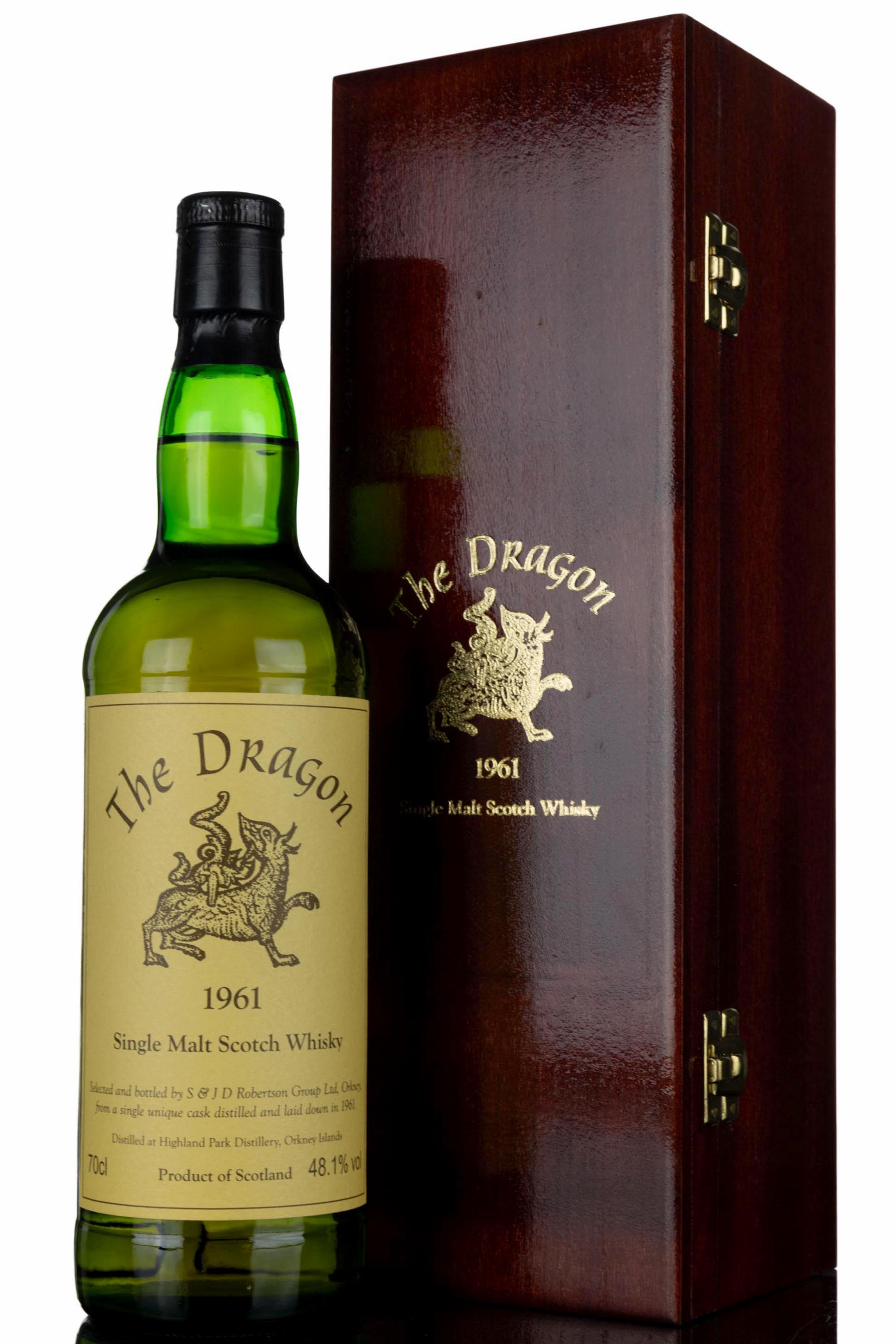 Highland Park 1961 - Robertsons Of Kirkwall - The Dragon - Single Cask 4493