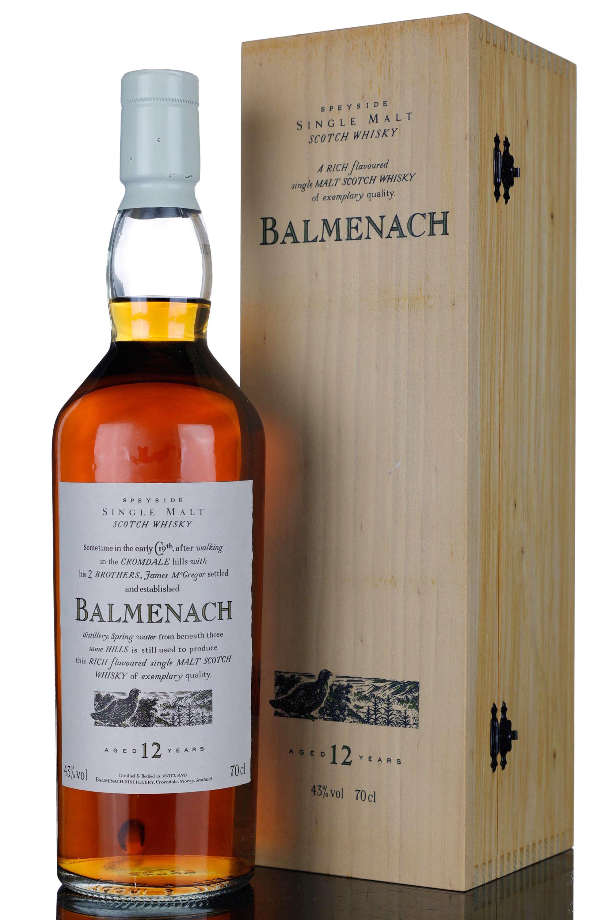 Balmenach 12 Year Old - Flora & Fauna - White Capsule