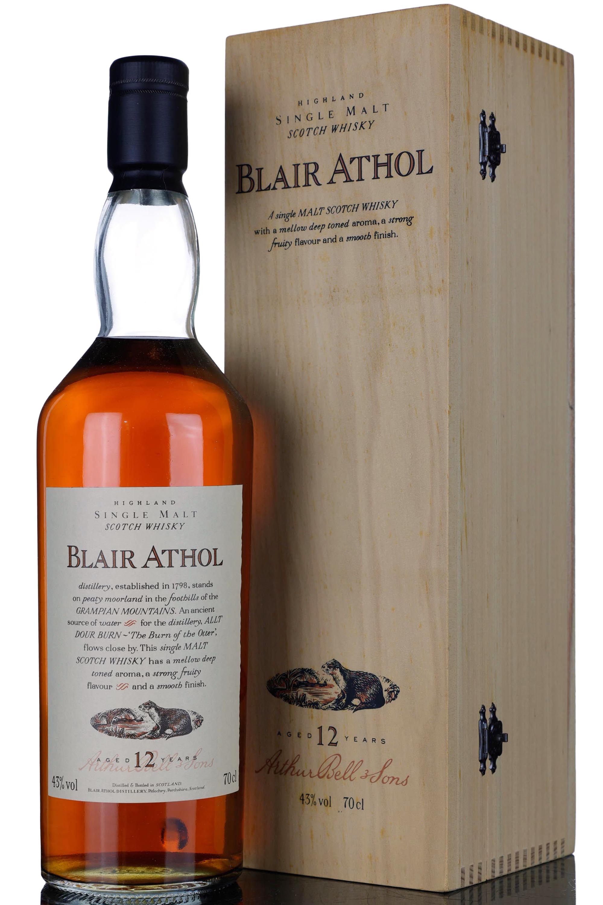 Blair Athol 12 Year Old - Flora & Fauna - Wooden Box