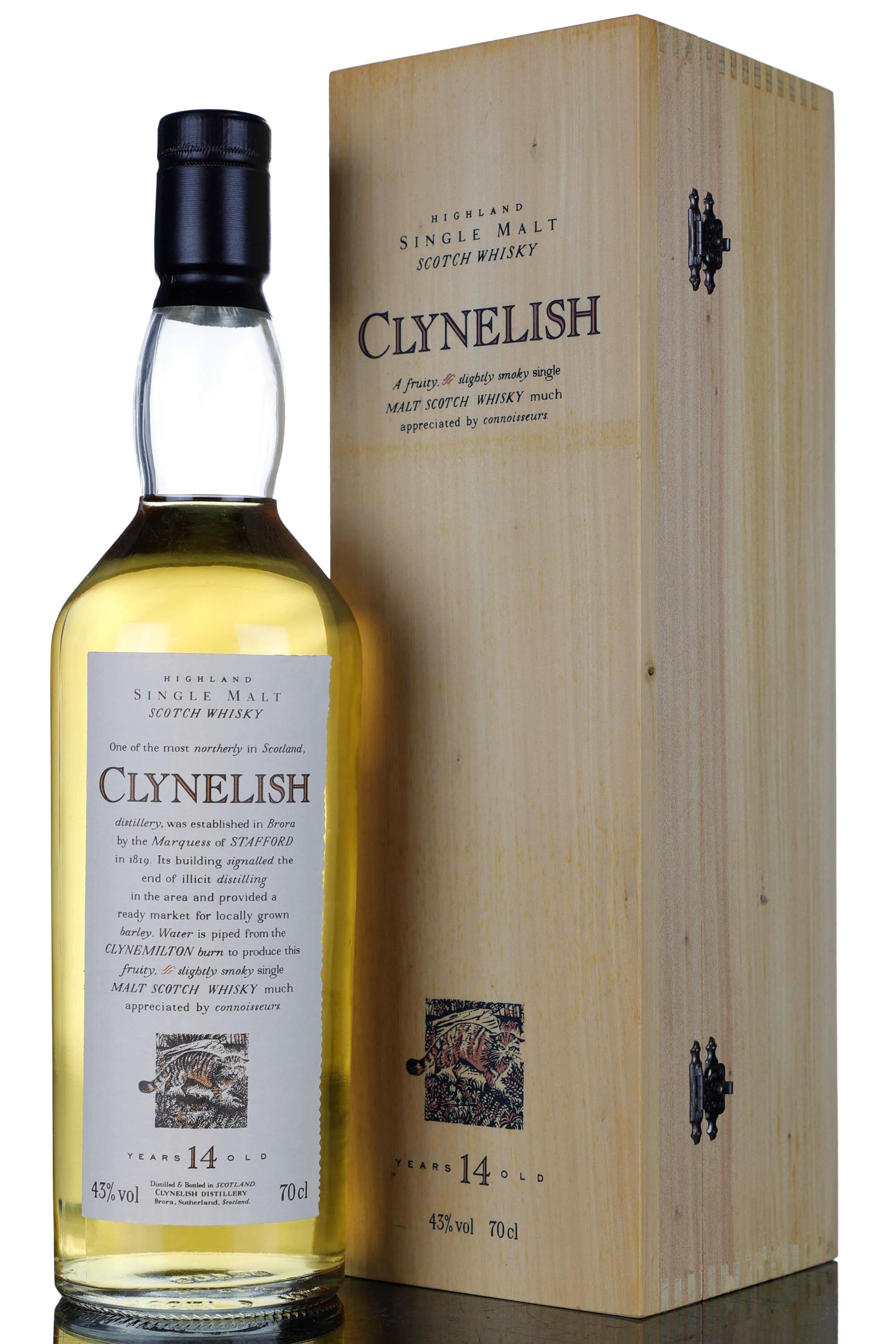 Clynelish 14 Year Old - Flora & Fauna - Wooden Box