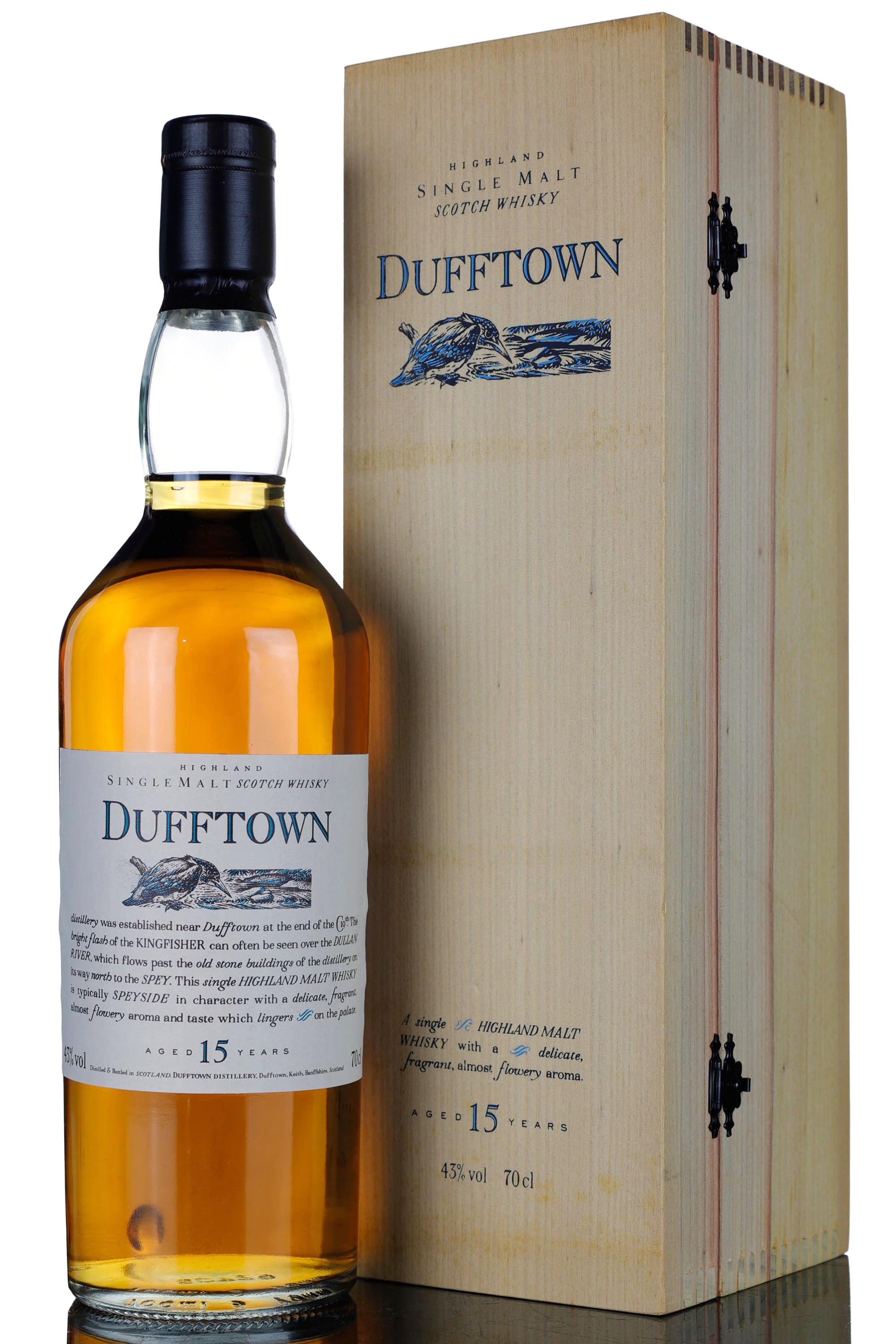 Dufftown 15 Year Old - Flora & Fauna - Wooden Box