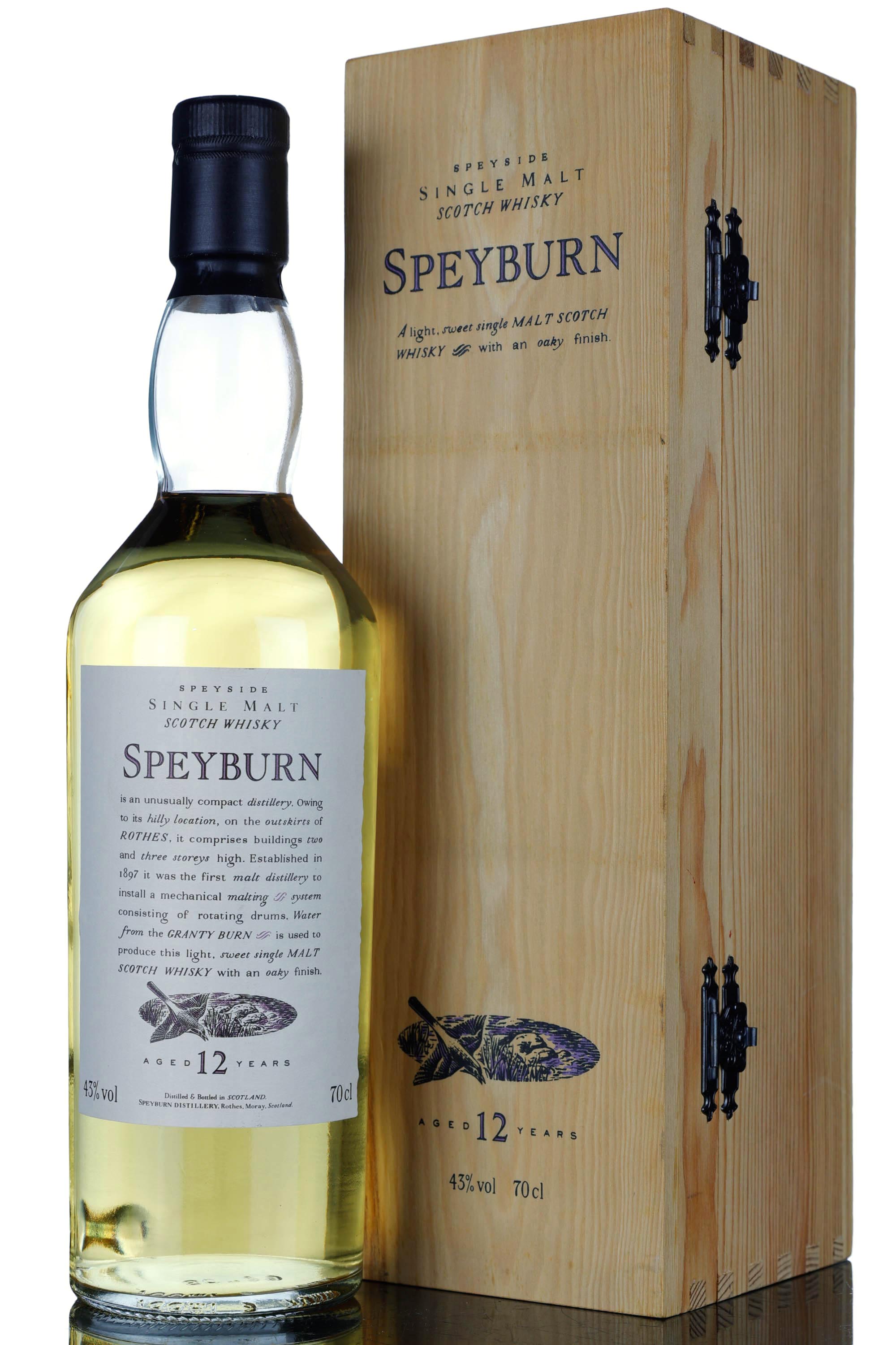 Speyburn 12 Year Old - Flora & Fauna - Wooden Box