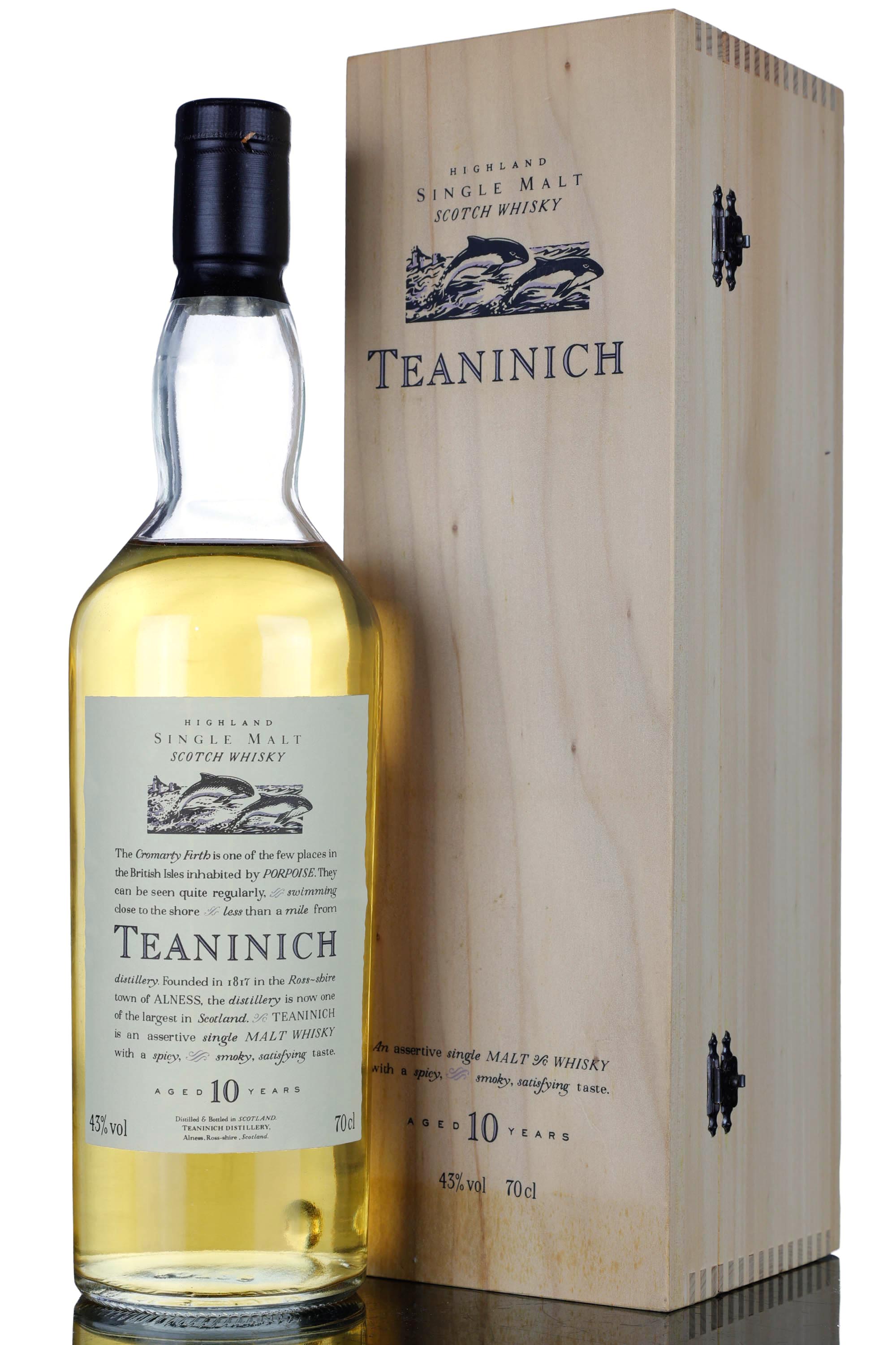 Teaninich 10 Year Old - Flora & Fauna - Wooden Box