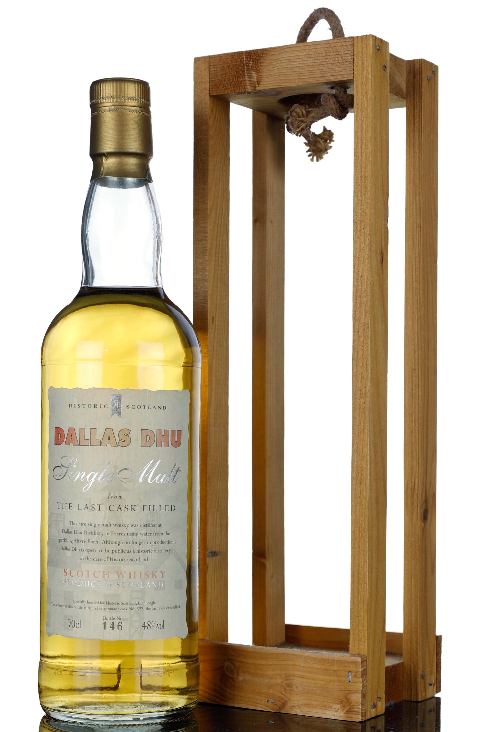 Dallas Dhu 1983 - Last Cask Filled - Historic Scotland - Single Cask 327