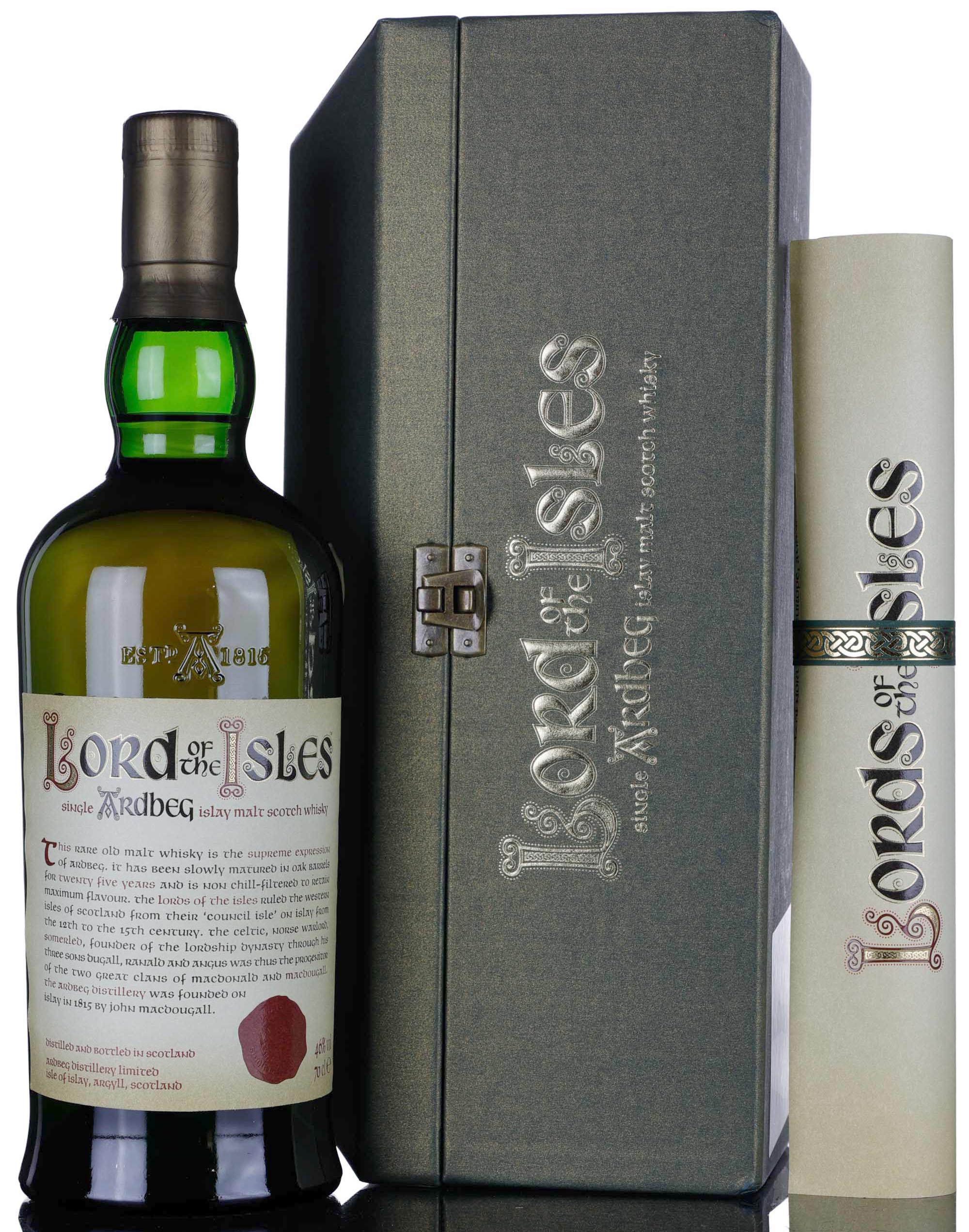 Ardbeg 25 Year Old - Lord Of The Isles - 2002 Release