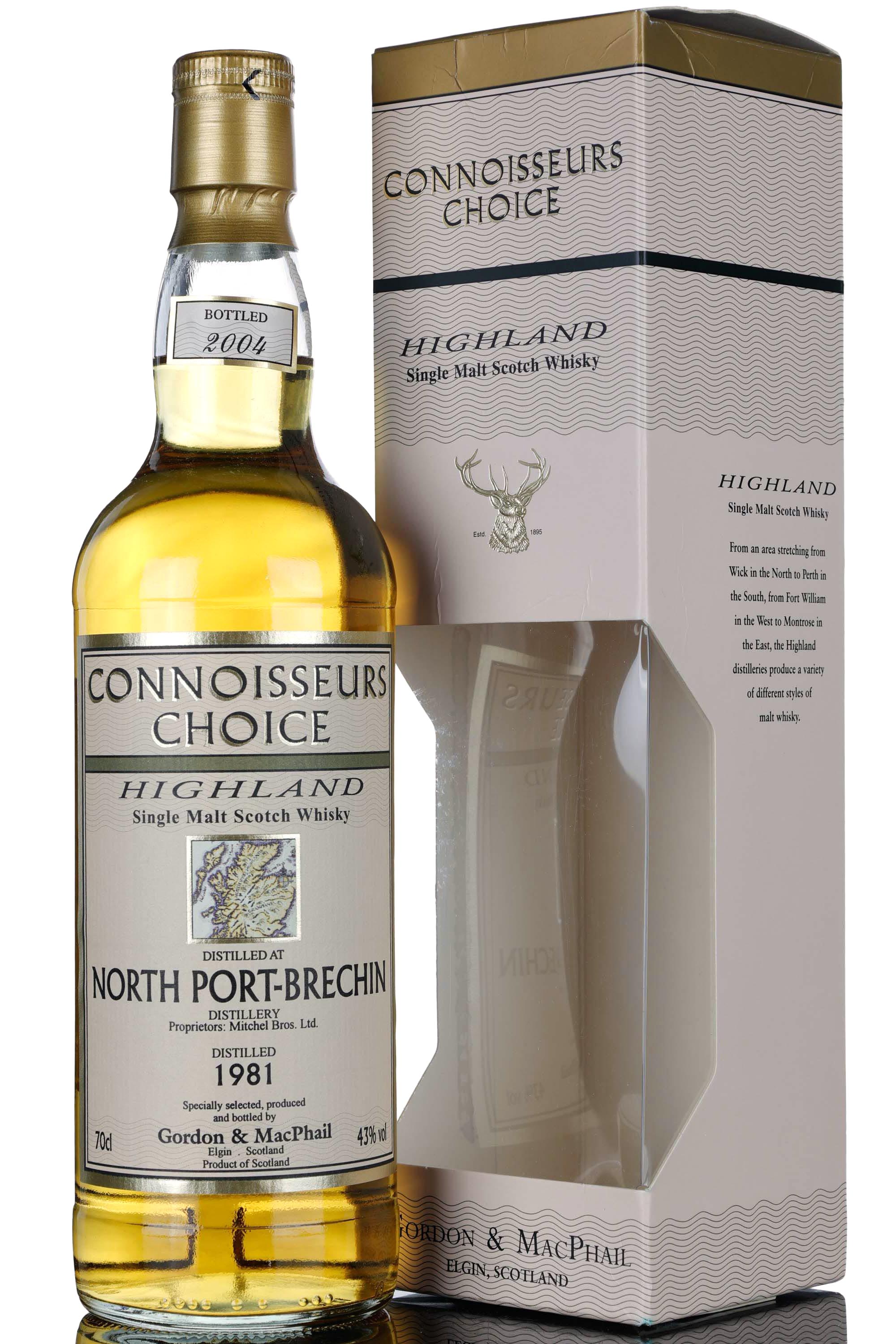 North Port-Brechin 1981-2004 - Gordon & MacPhail - Connoisseurs Choice