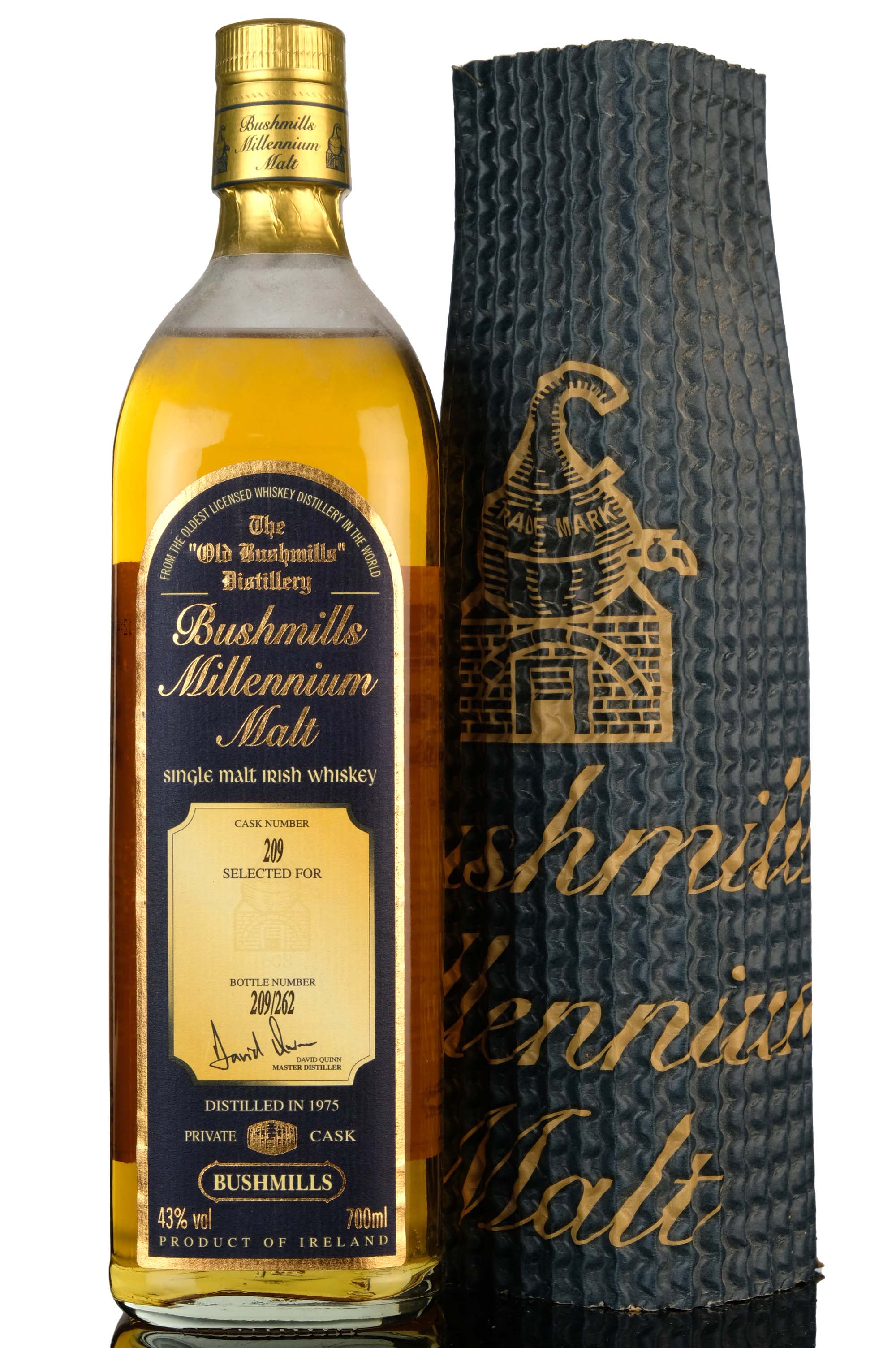 Bushmills 1975-2000 - Millennium Malt - Private Single Cask 209