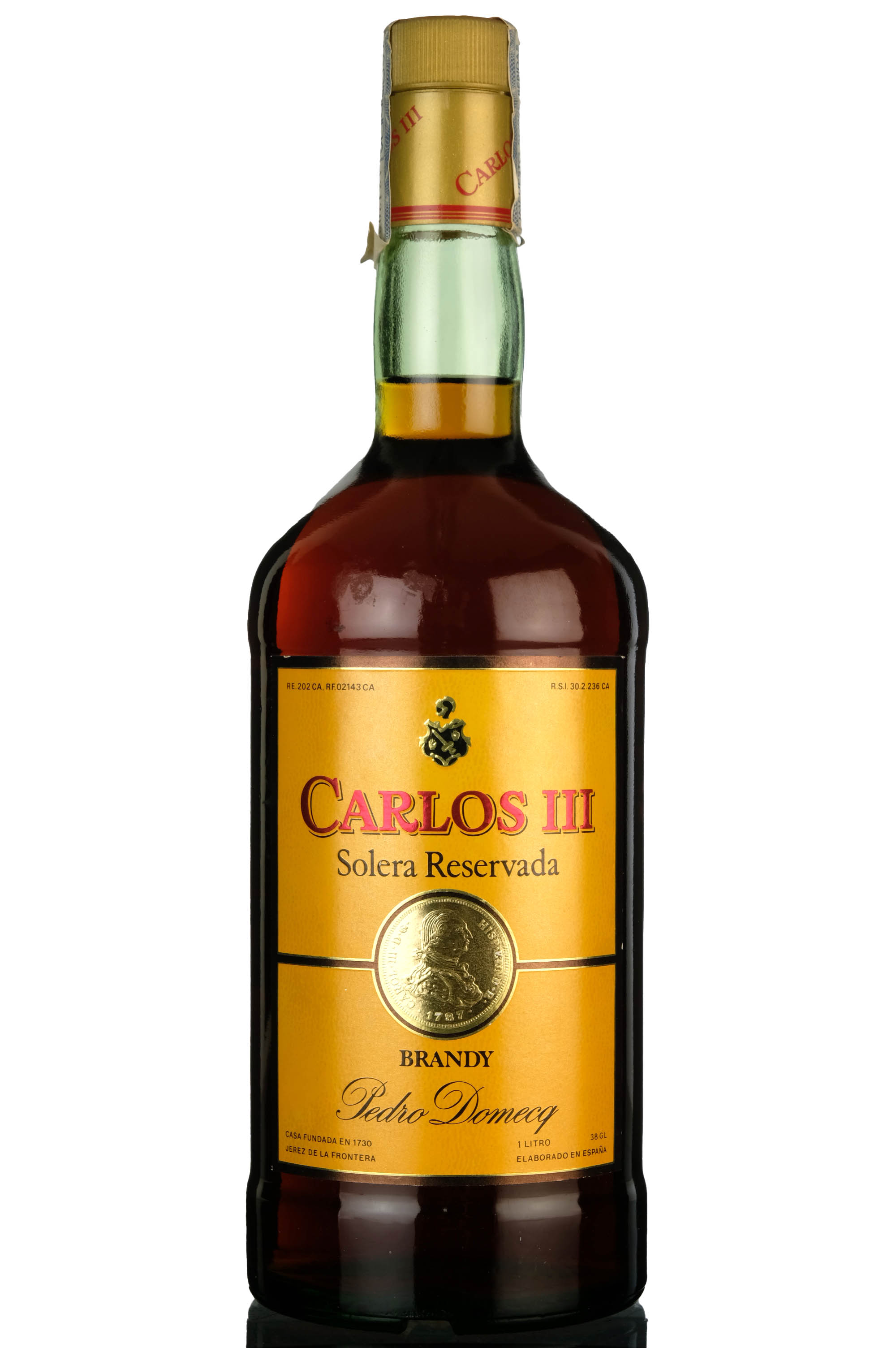 Carlos III Solera Reservada Brandy - 1 Litre