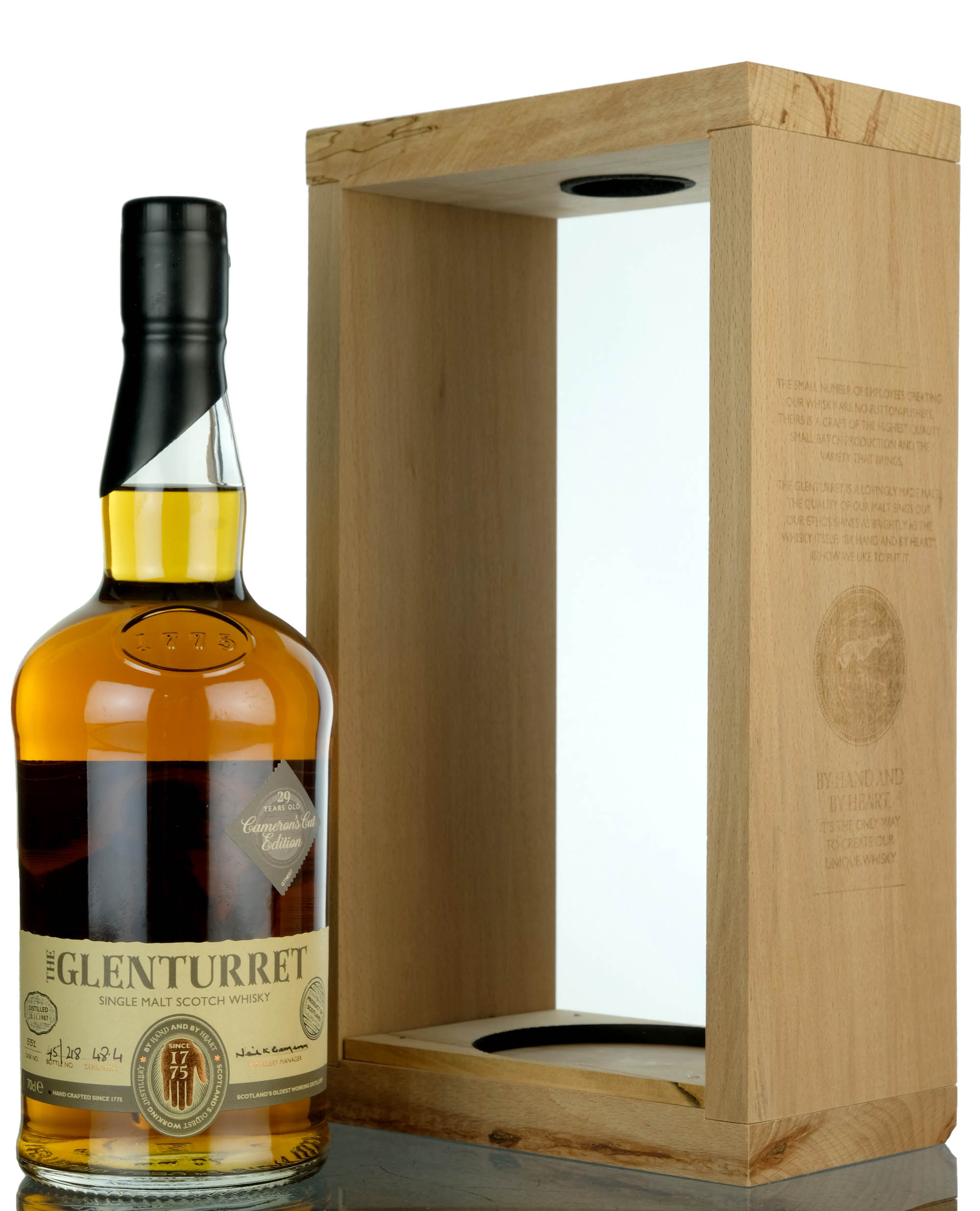 Glenturret 1987-2016 - 29 Year Old - Single Cask 551 - Camerons Cut Edition