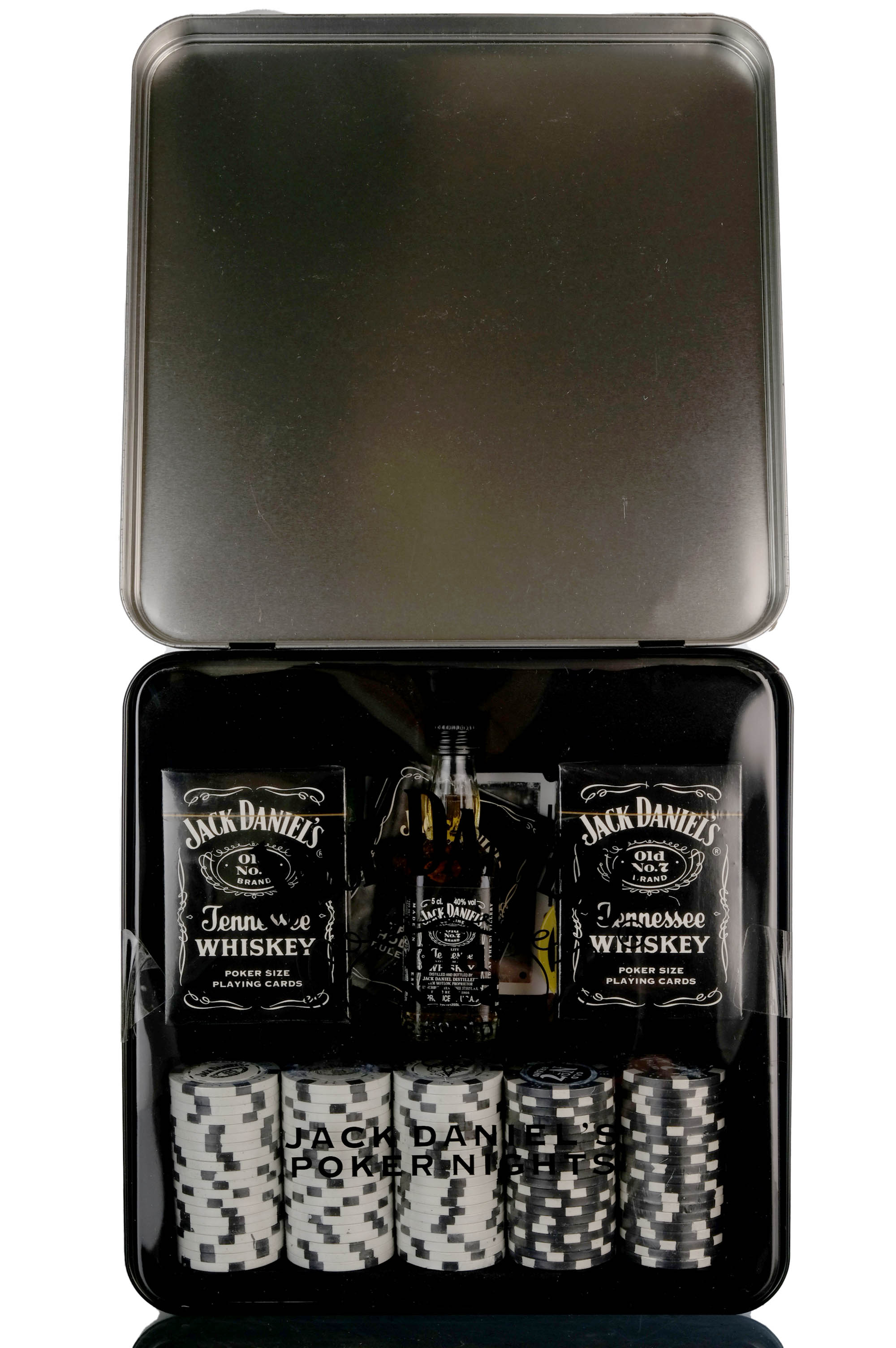 Jack Daniels Old No.7 Brand - Miniature Poker Presentation Set