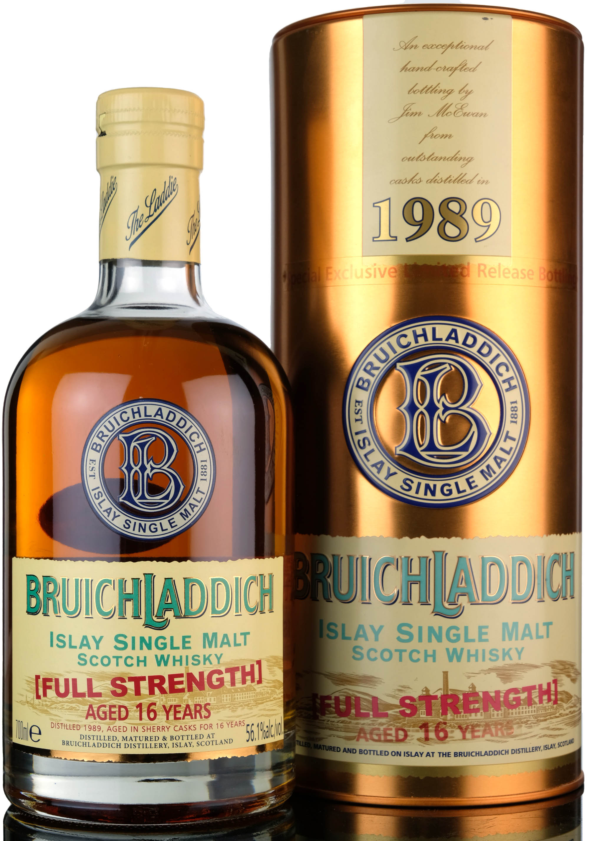 Bruichladdich 19892005  16 Year Old  Full Strength  Oddbins Exclusive