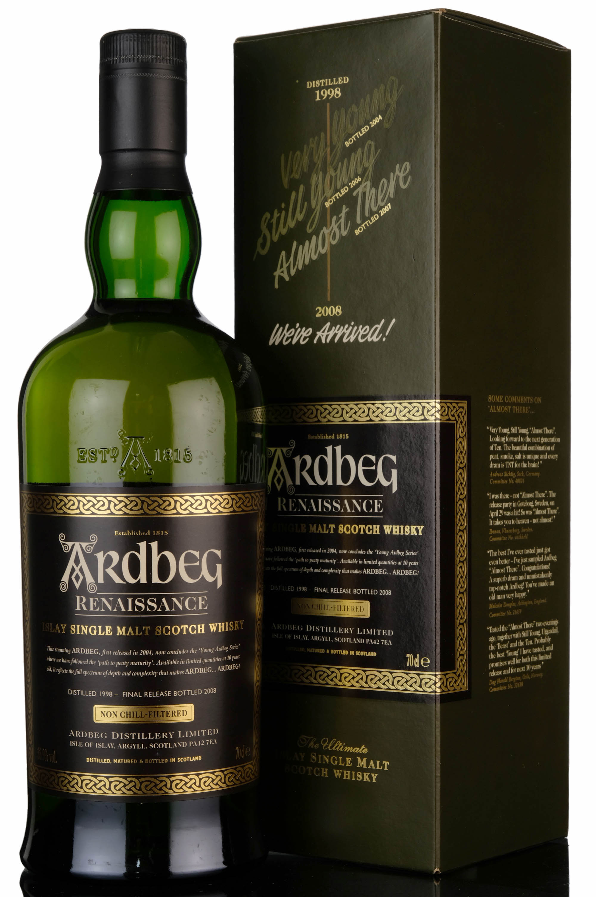 Ardbeg 1998-2008 - Renaissance - Final Release