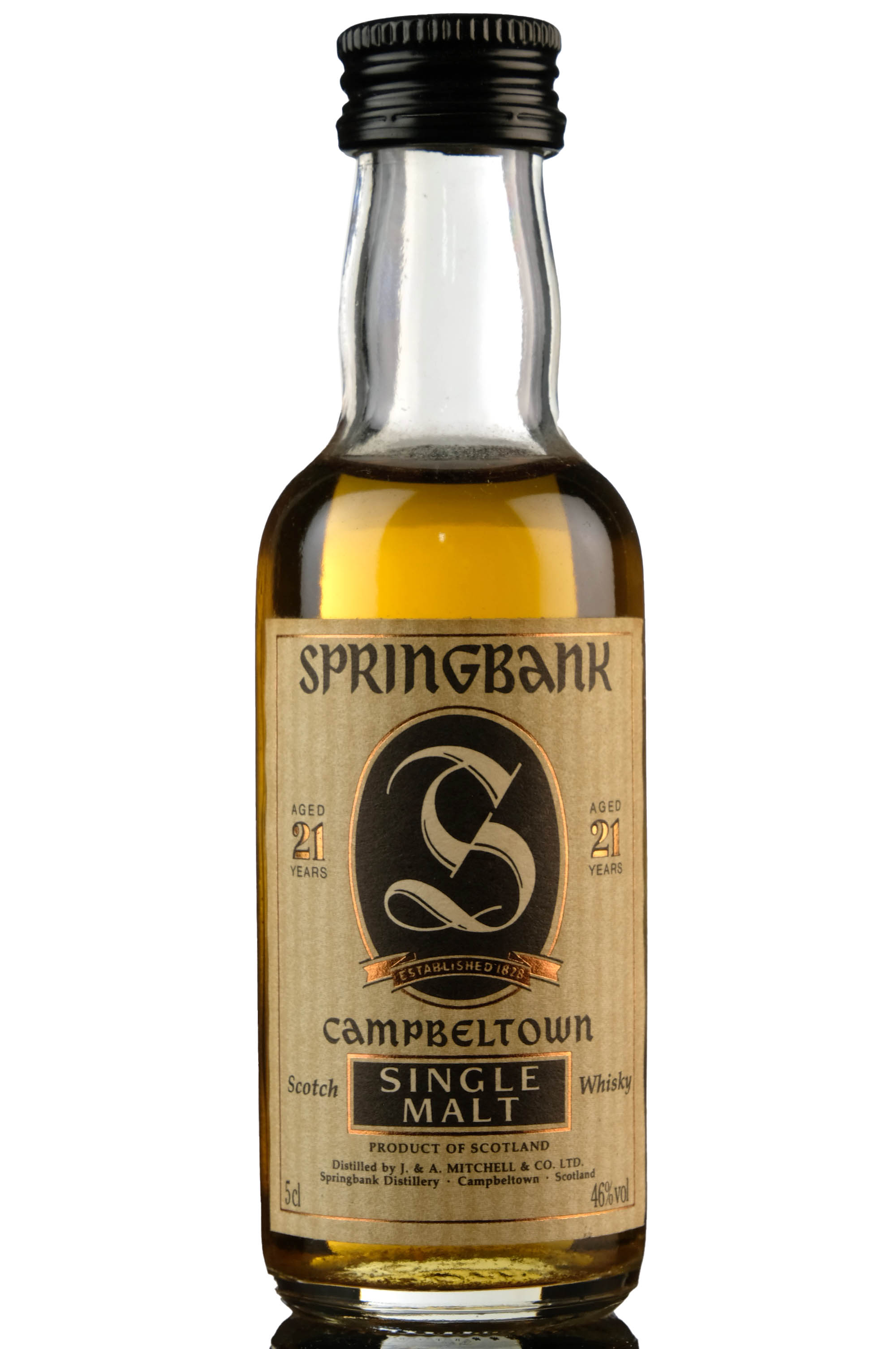 Springbank 21 Year Old - Miniature