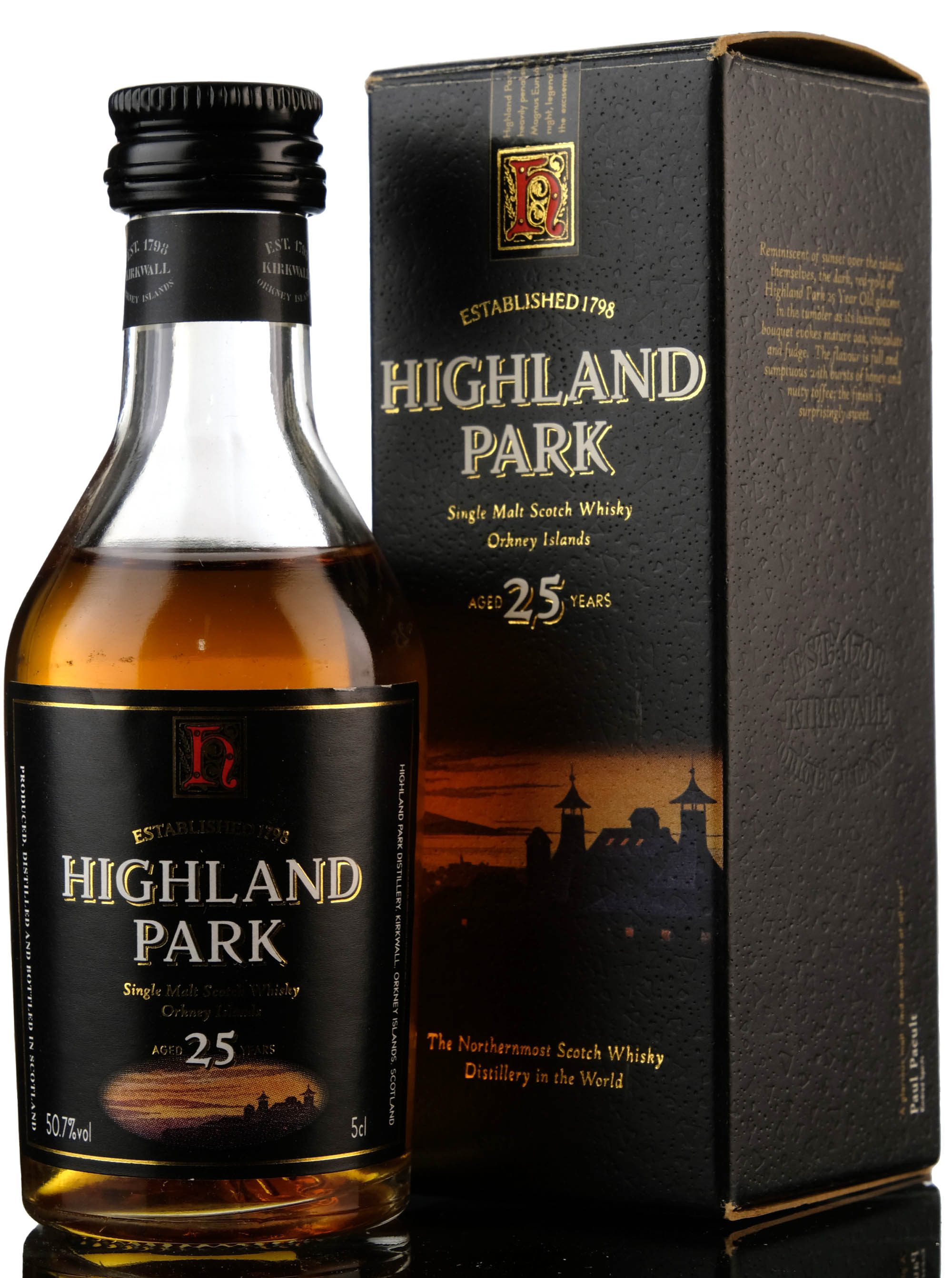 Highland Park 25 Year Old - Miniature