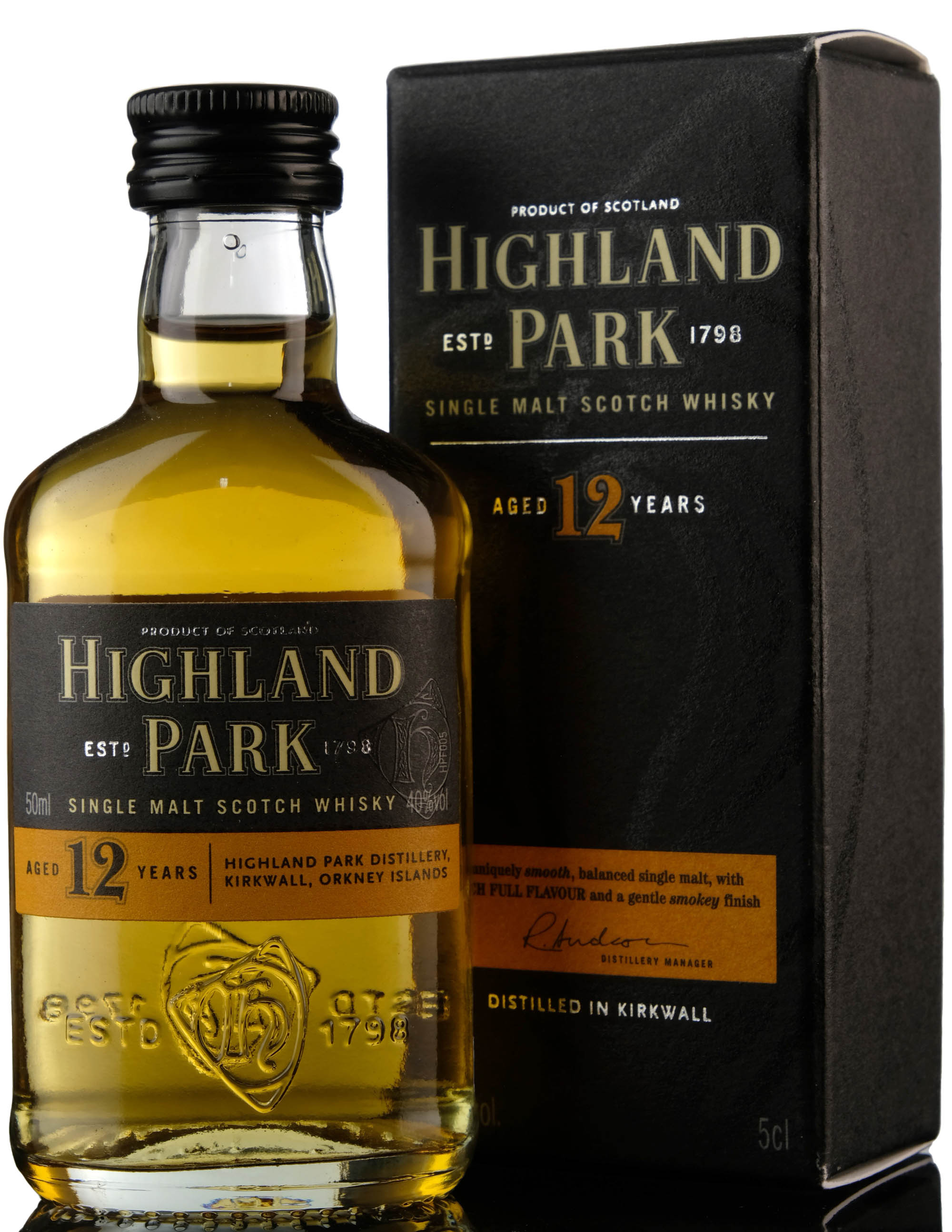 Highland Park 12 Year Old - Miniature