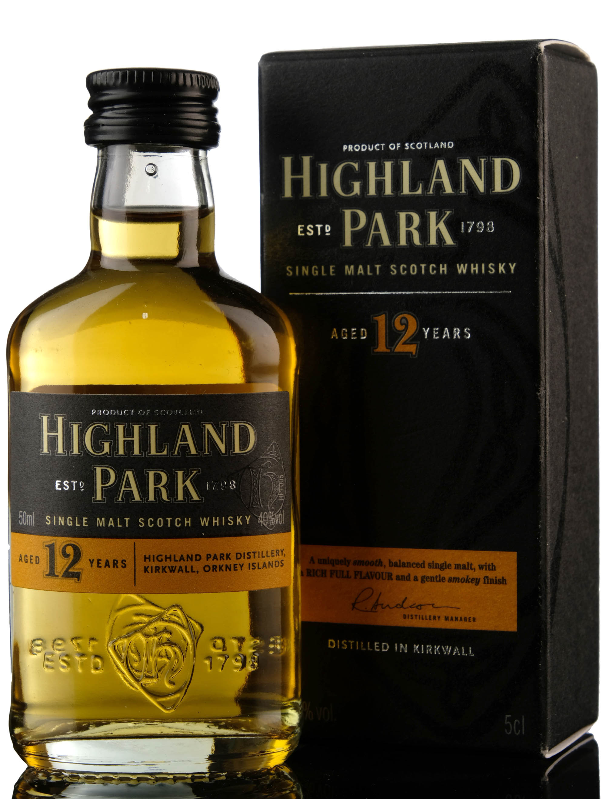 Highland Park 12 Year Old - Miniature