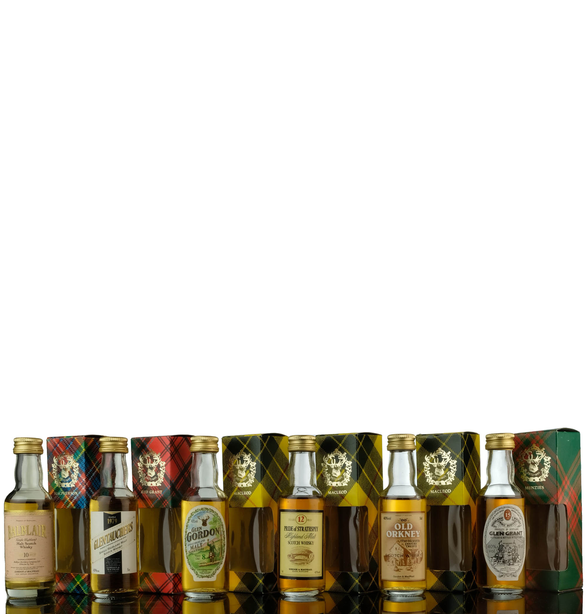 6 x Gordon & MacPhail Miniatures