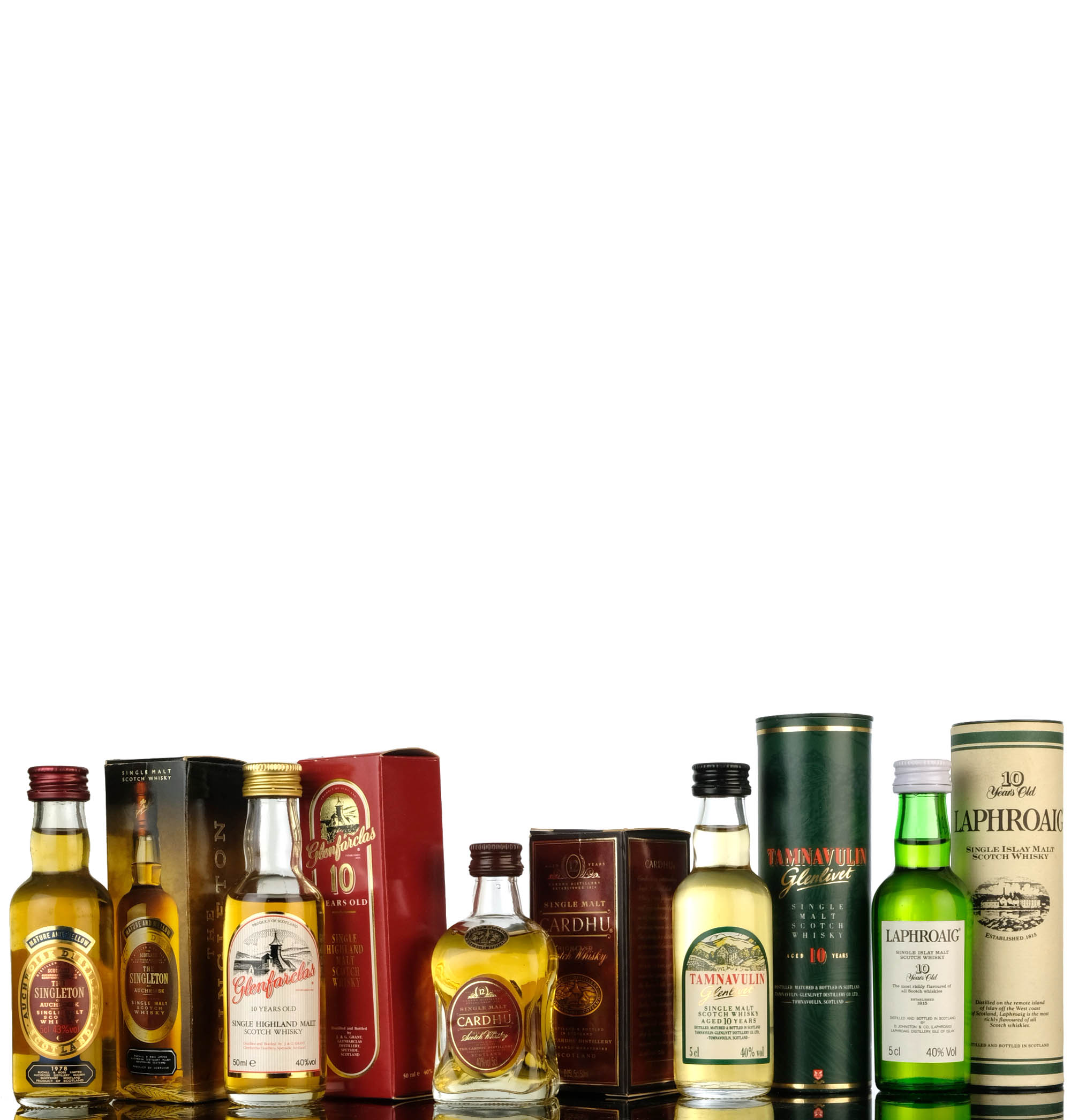 5 x Single Malt Miniatures