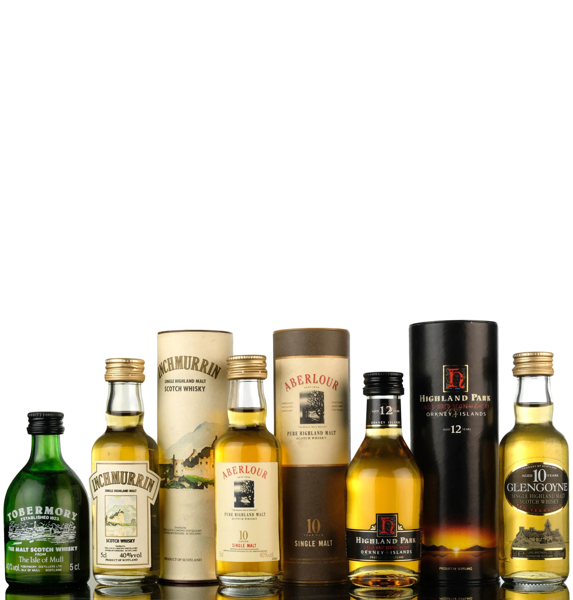 5 x Single Malt Miniatures