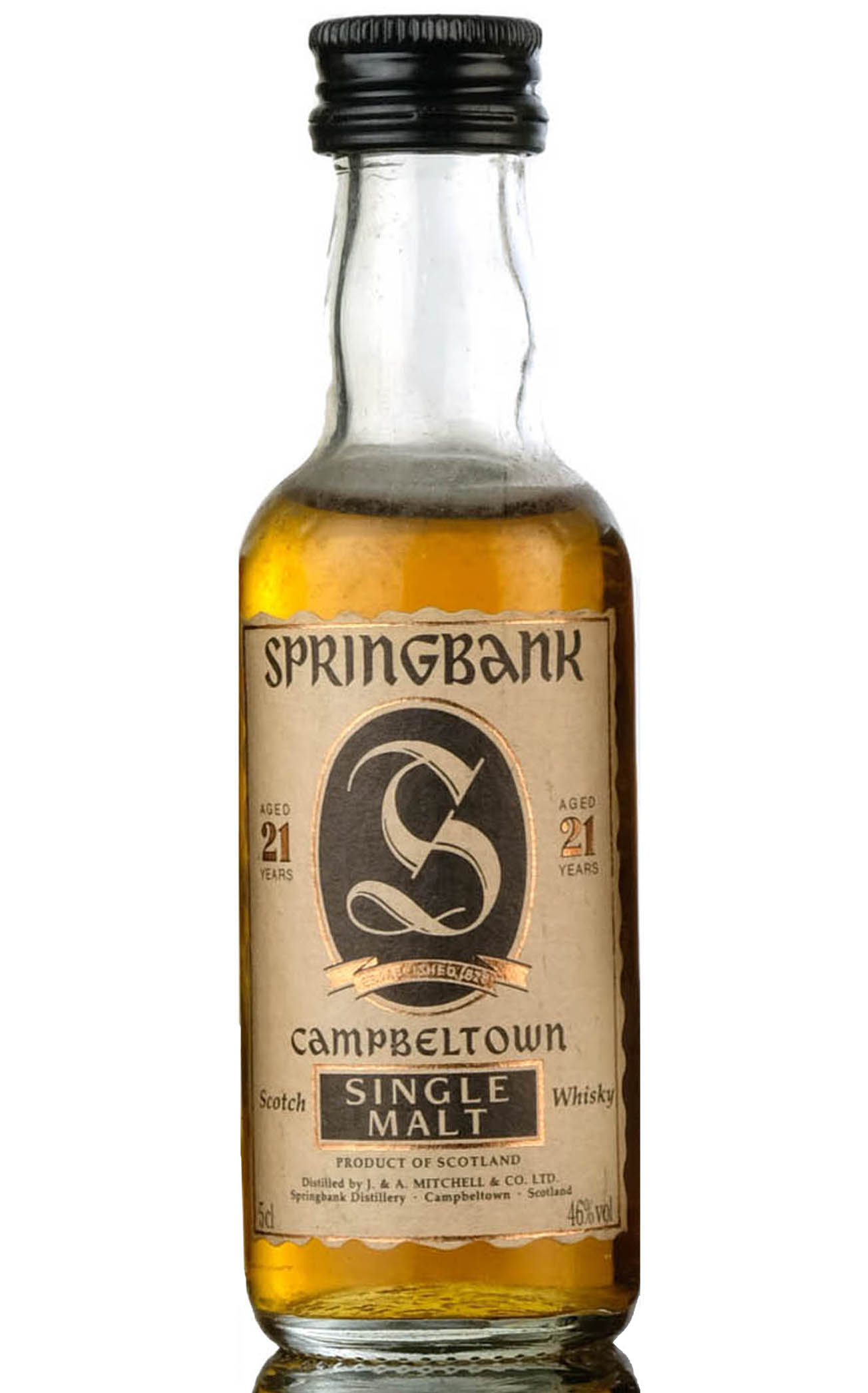 Springbank 21 Year Old - Miniature