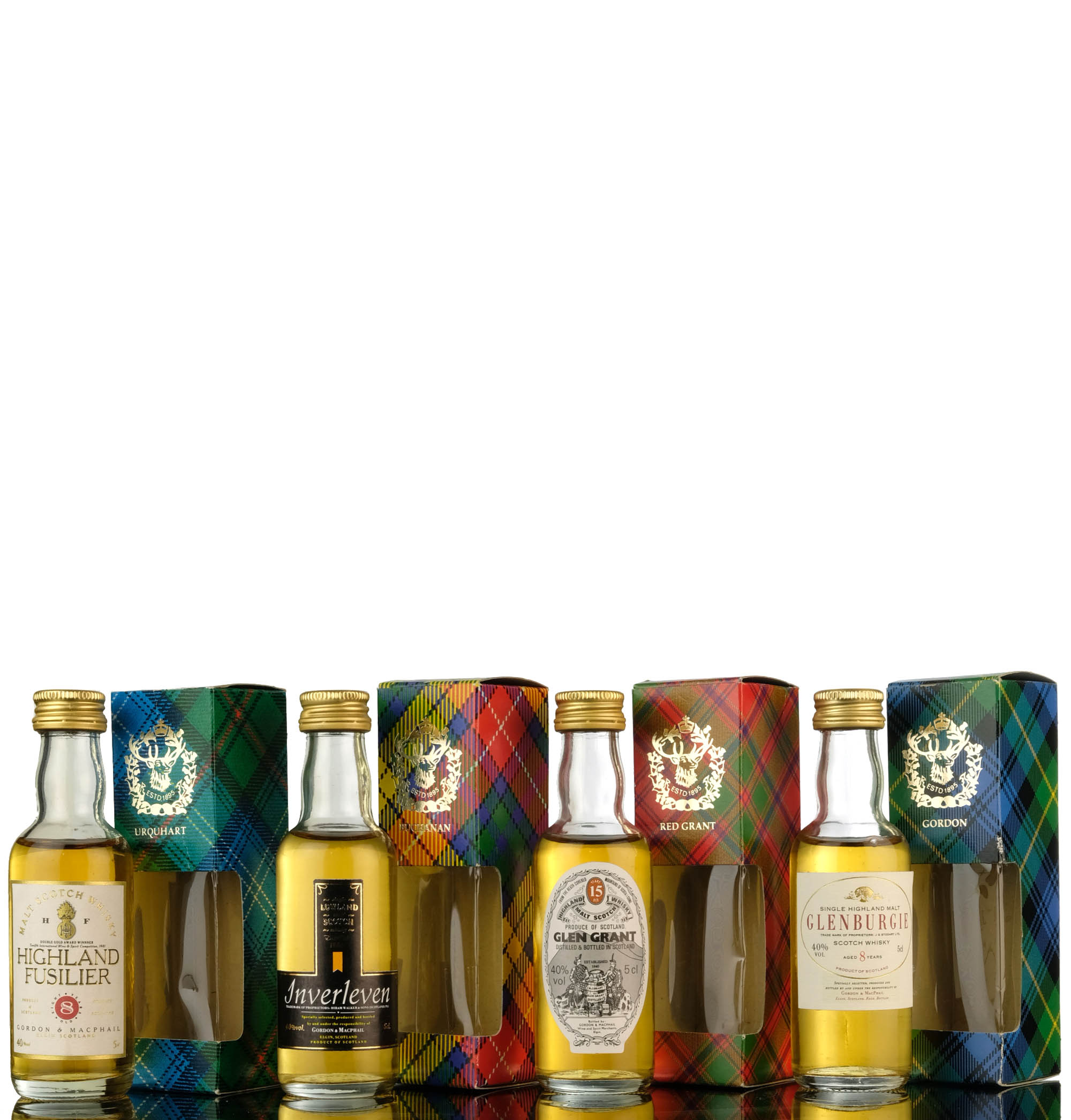 4 x Gordon & MacPhail Miniatures