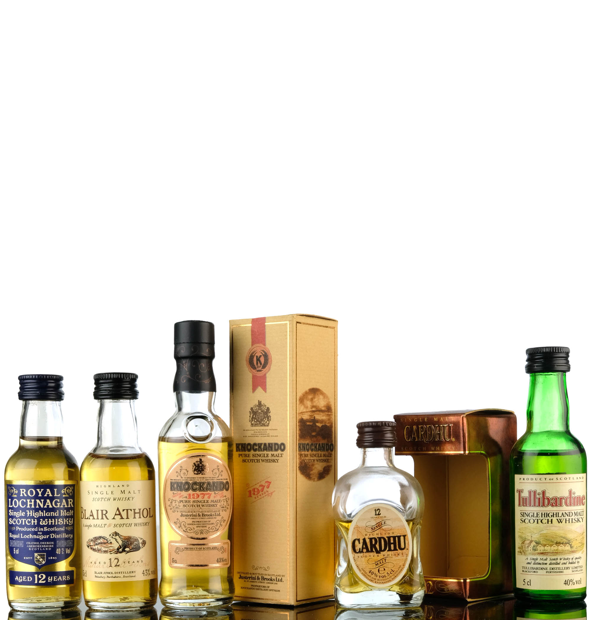 5 x Single Malt Miniatures