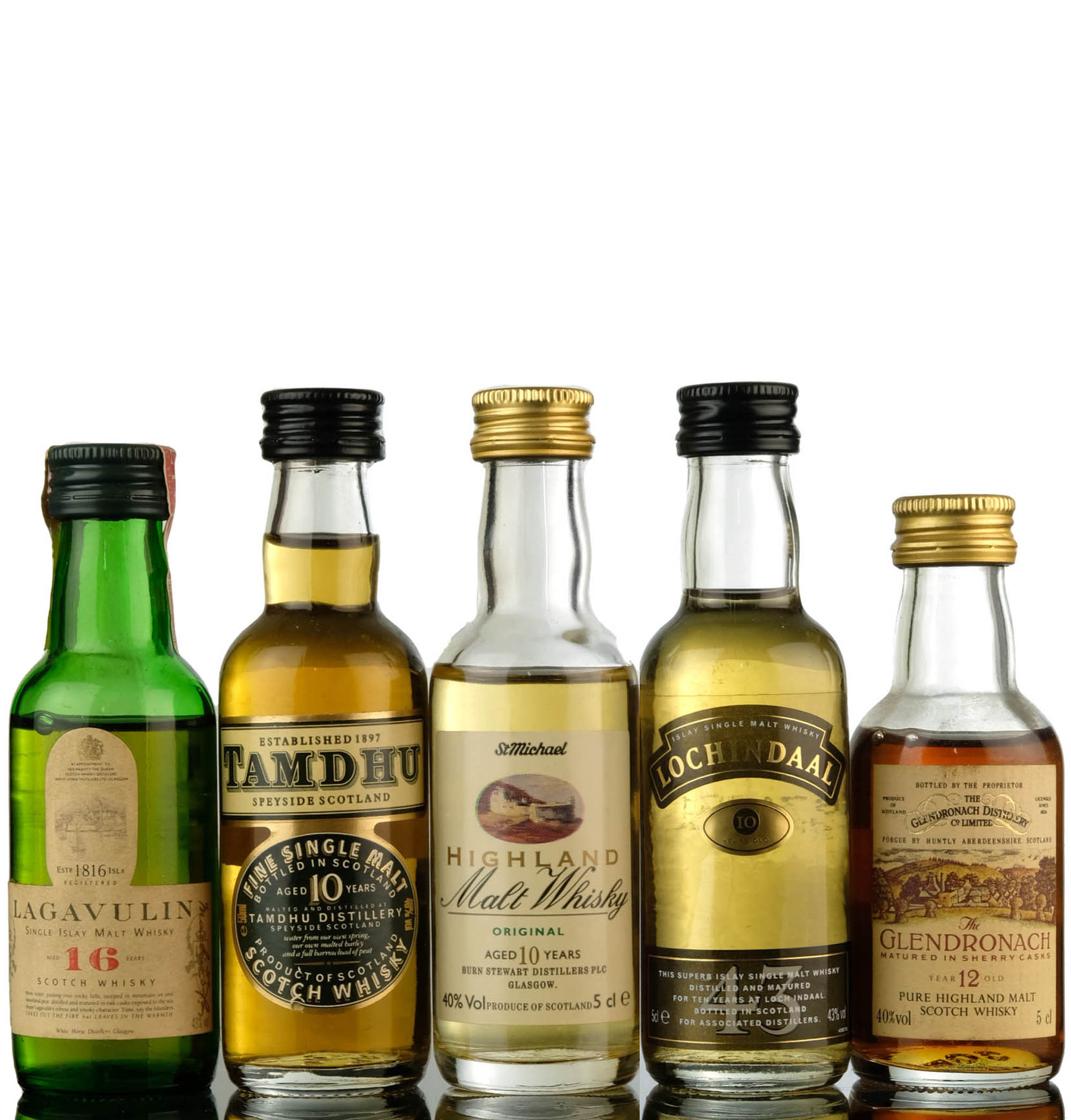 5 x Single Malt Miniatures