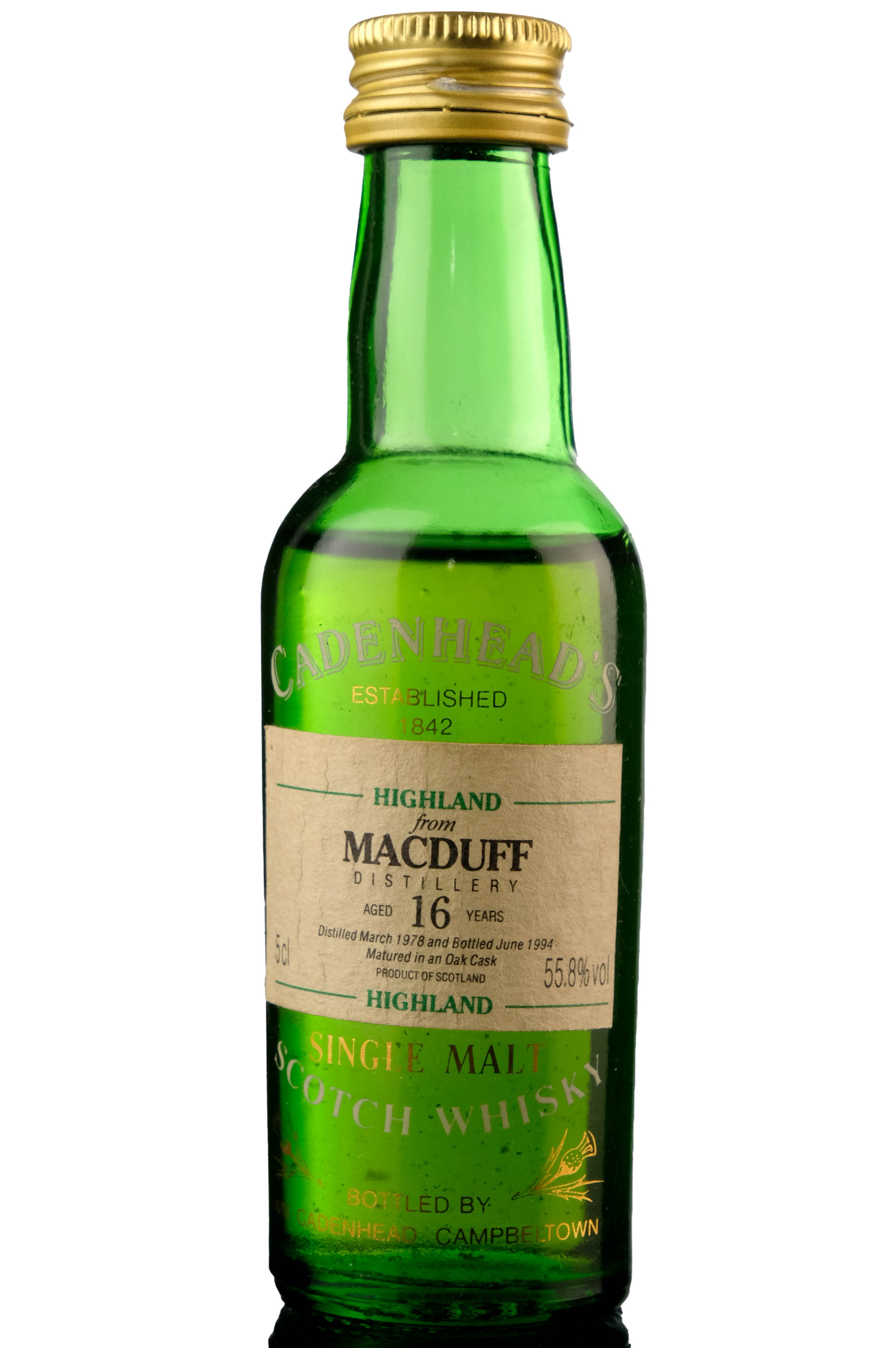 Macduff 1978-1994 - 16 Year Old - Cadenheads - Miniature