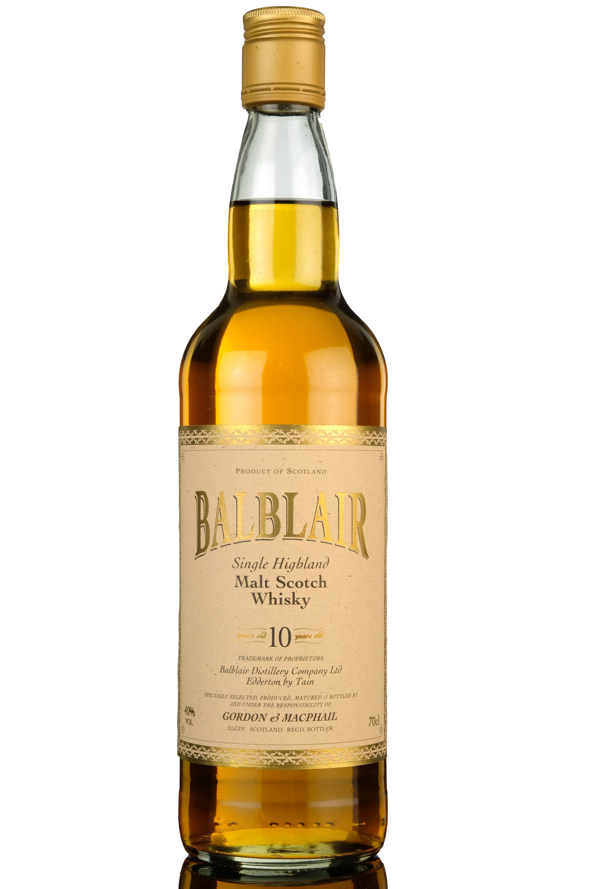 Balblair 10 Year Old - Gordon & MacPhail - 1990s