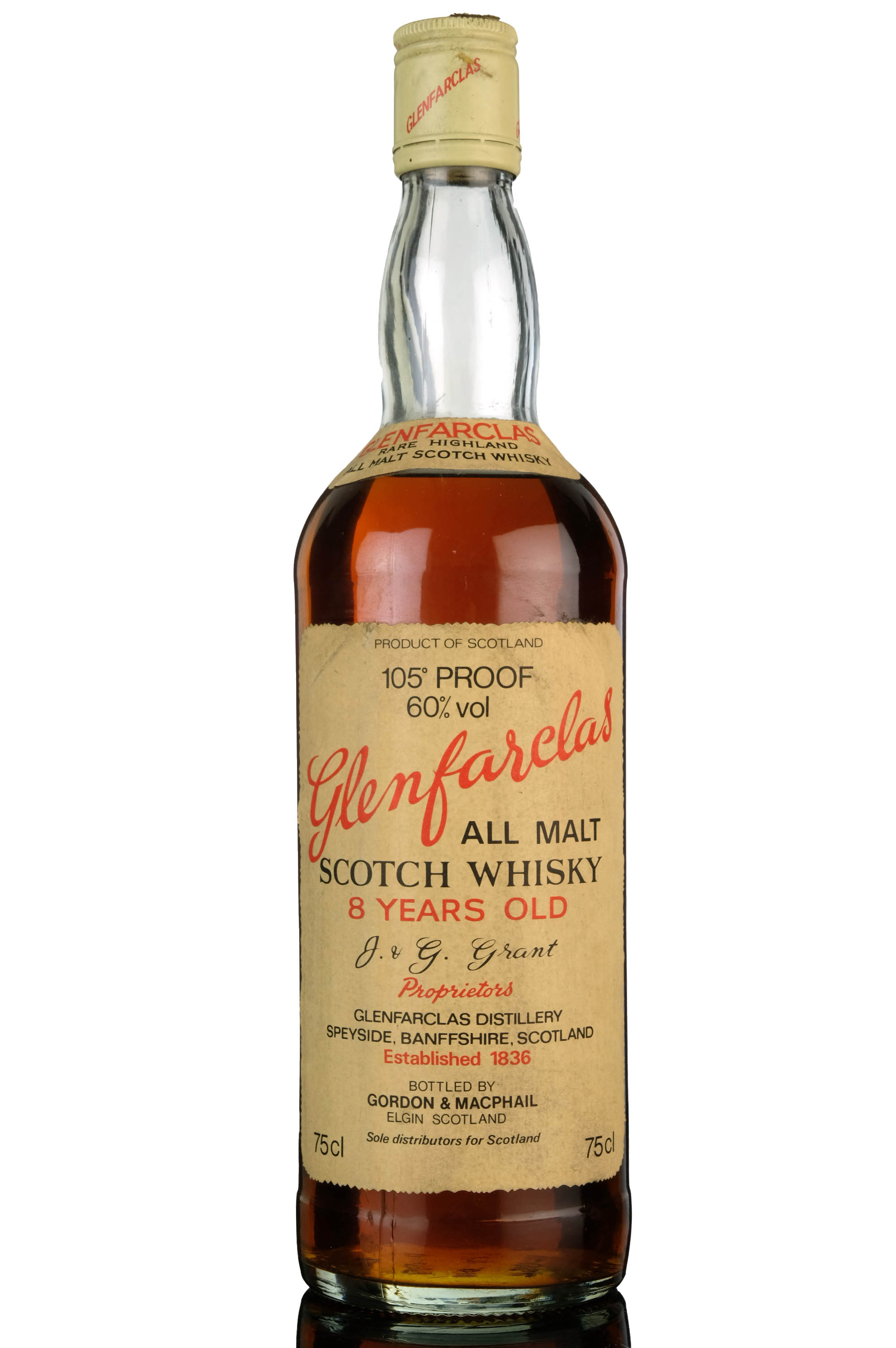 Glenfarclas 8 Year Old - 105 - 1980s