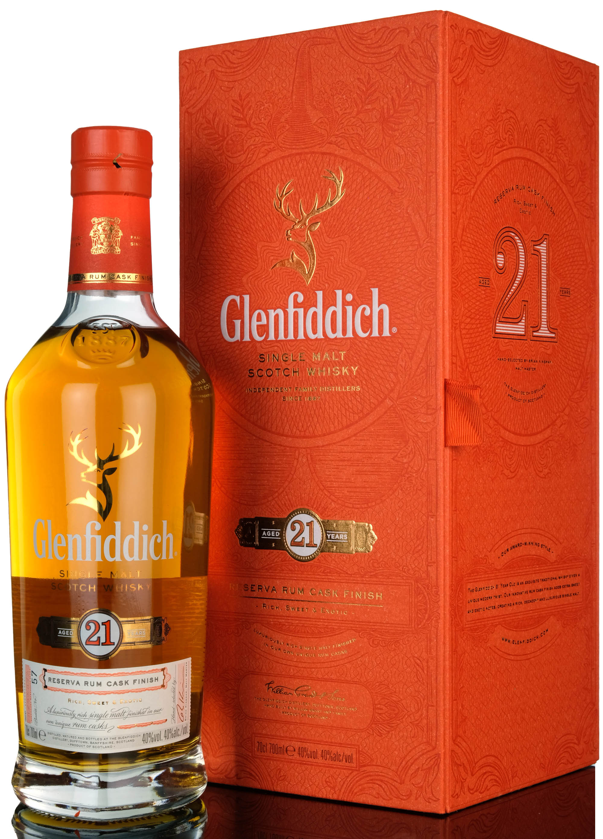 Glenfiddich 21 Reserva Rum Cask Finish Batch 57