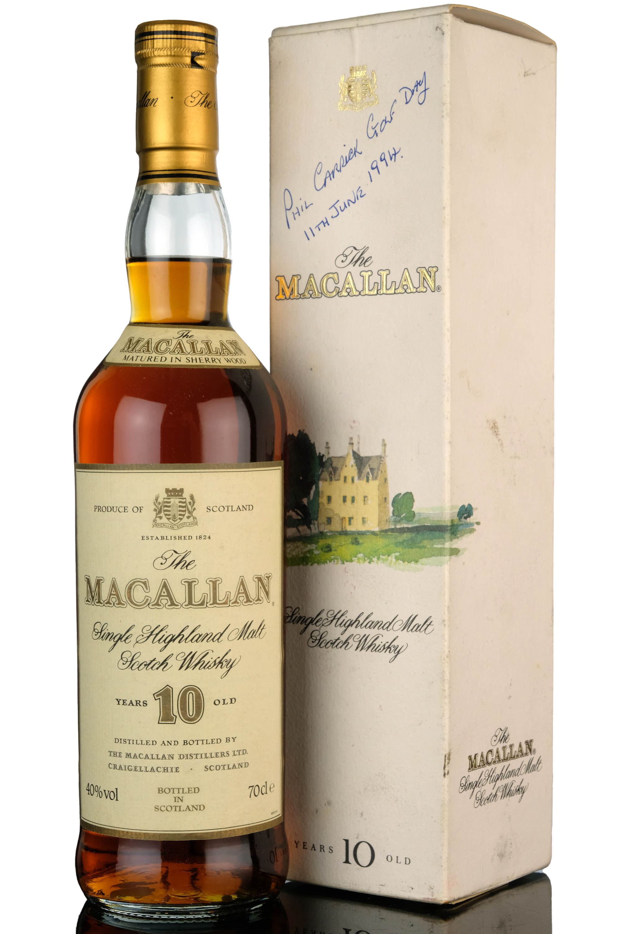 Macallan 10 Year Old - Sherry Cask - 1990s