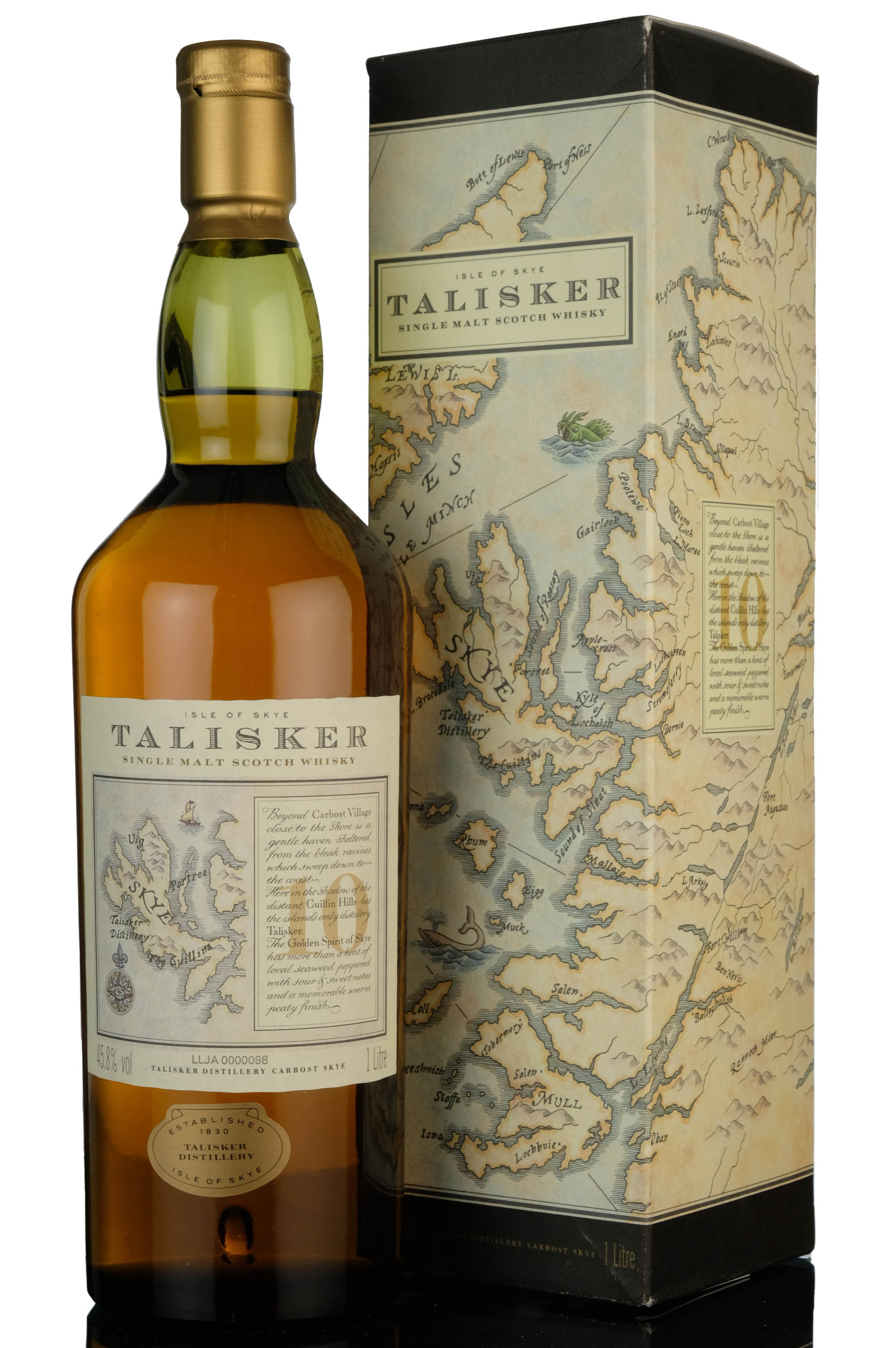 Talisker 10 Year Old - 1990s - 1 Litre