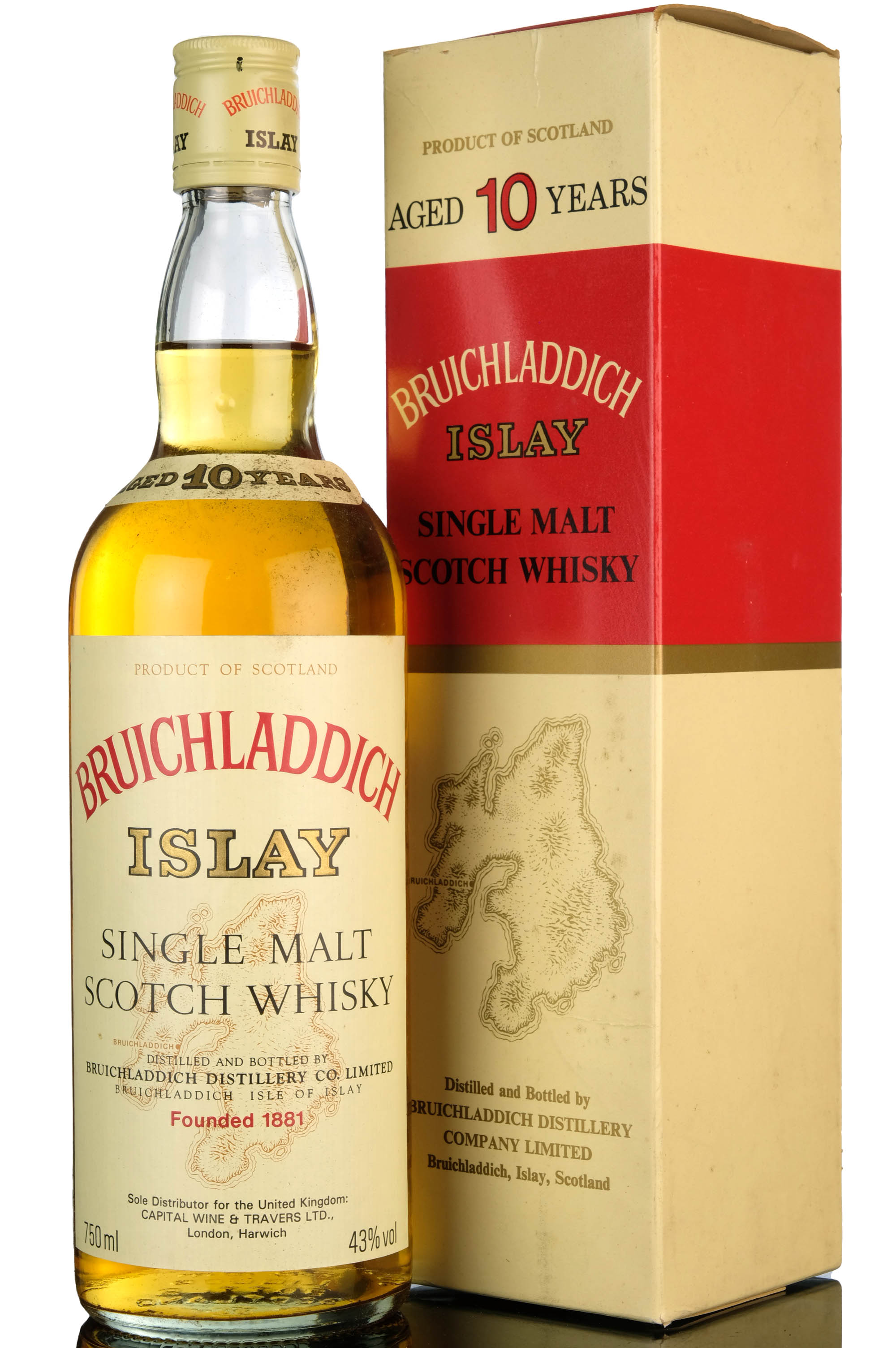 Bruichladdich 10 Year Old - 1980s