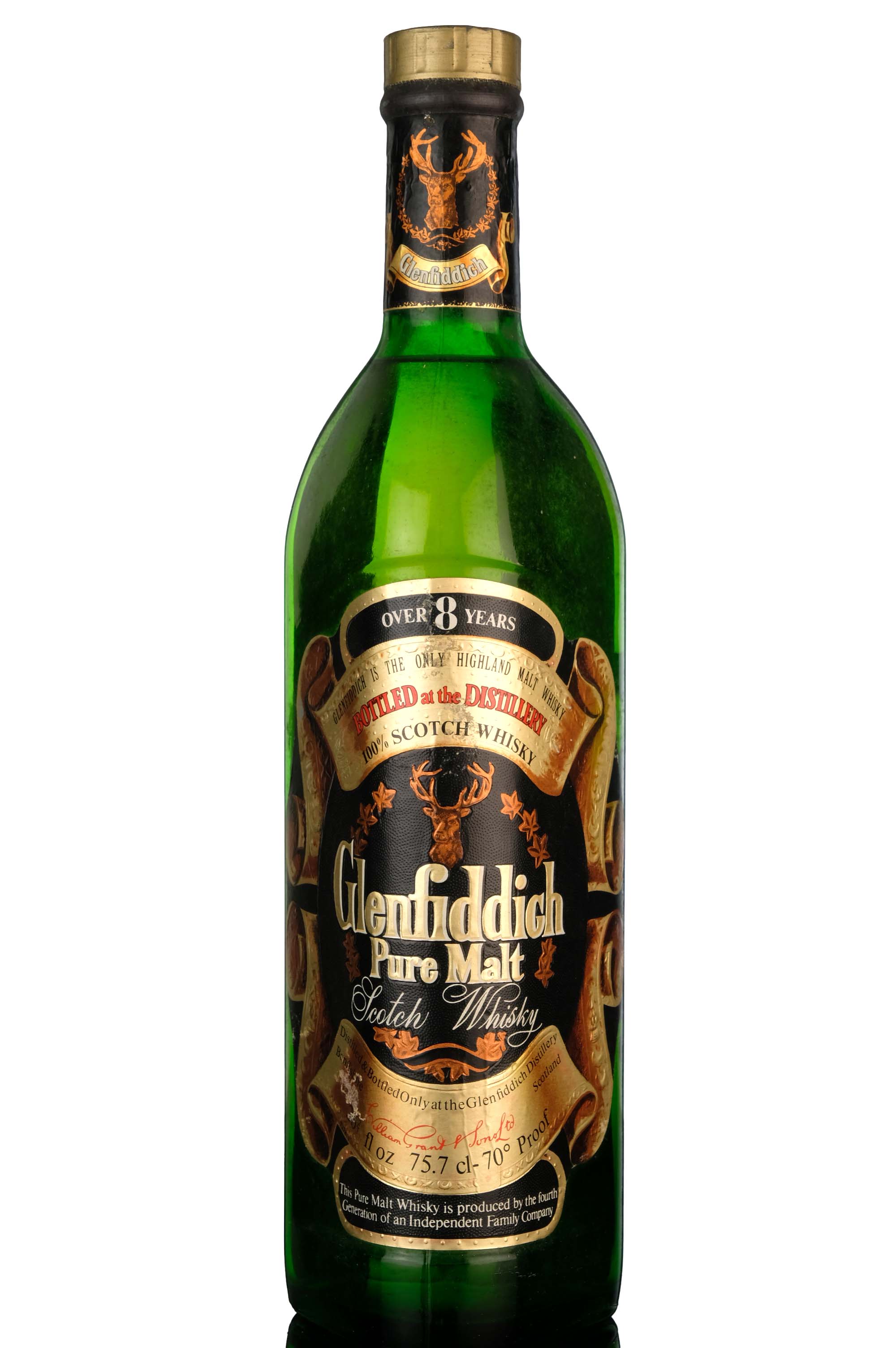 Glenfiddich 8 Year Old  Late 1970s