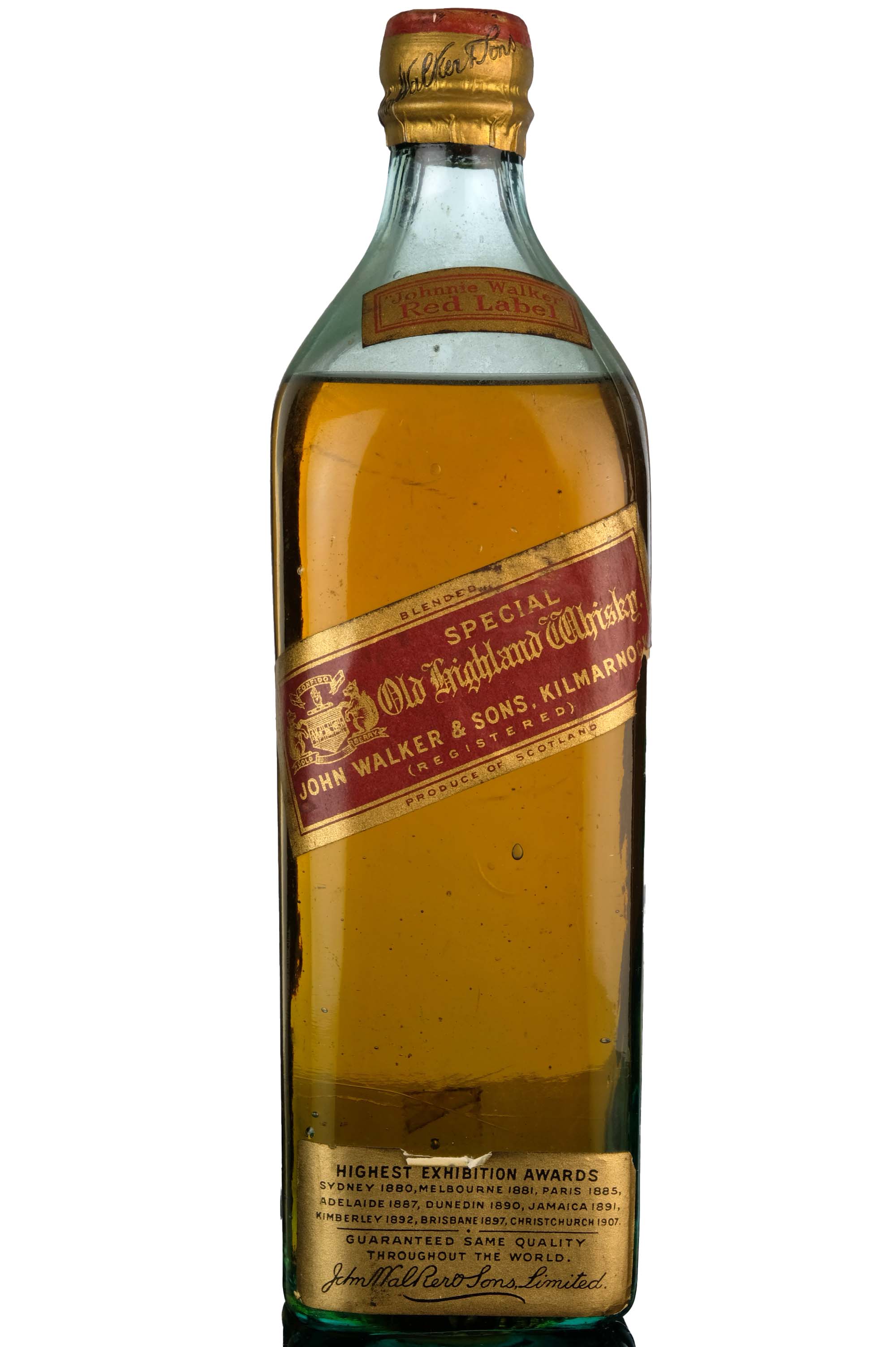 Johnnie Walker Red Label Special Old Highland Whisky 1930s