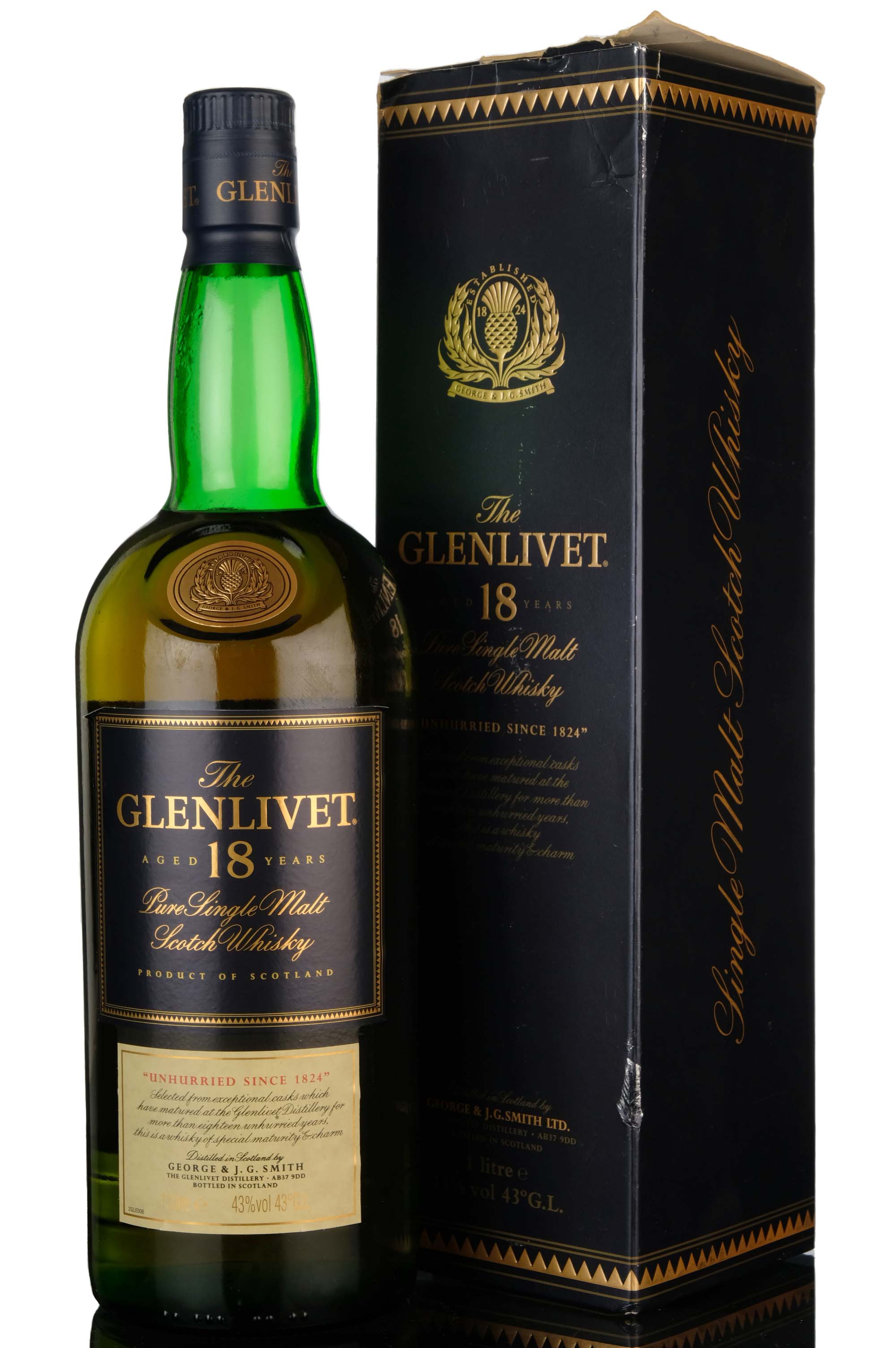 Glenlivet 18 Year Old - Circa 2000 - 1 Litre