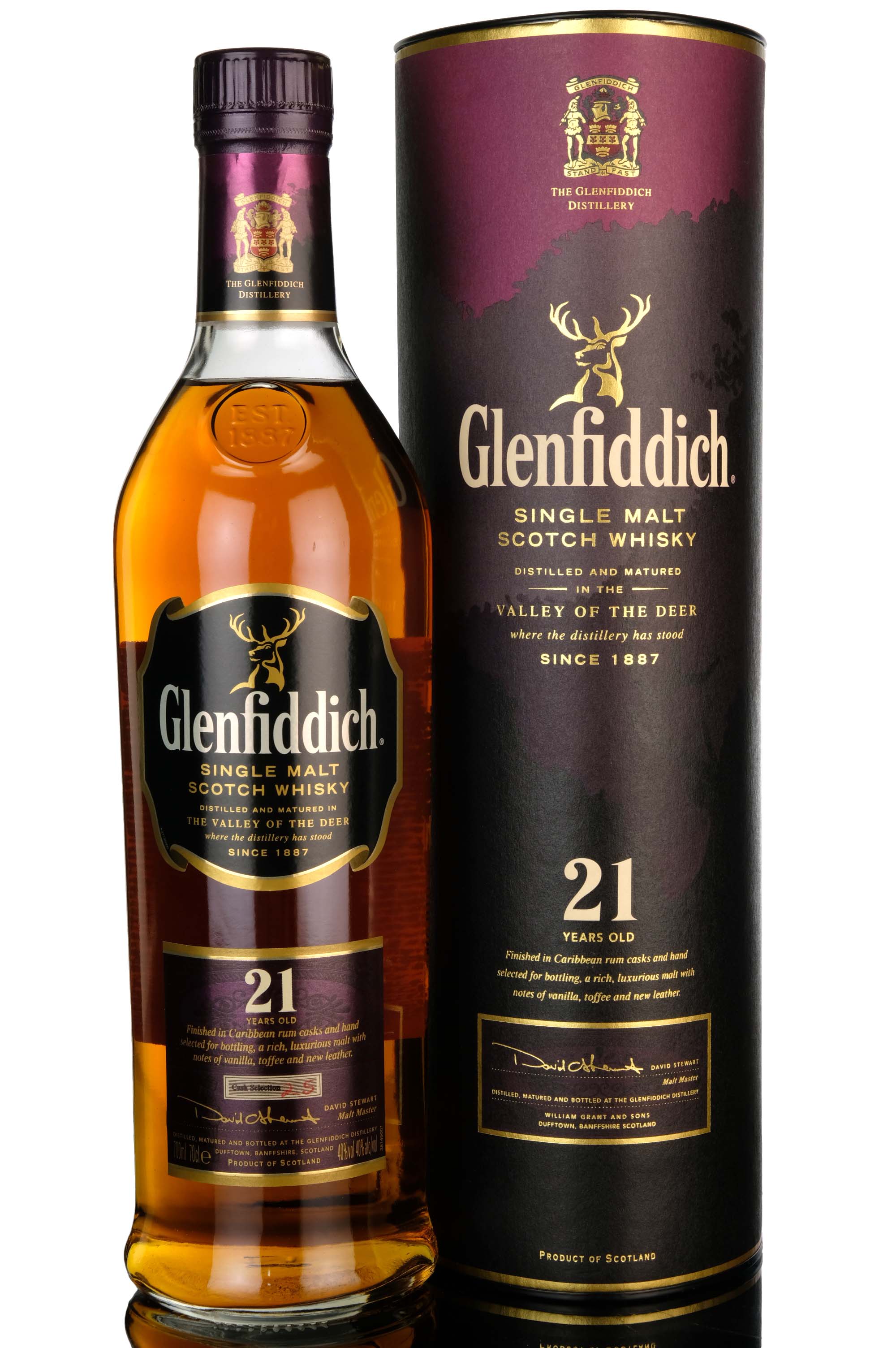 Glenfiddich 21 Year Old - Caribbean Rum Finish - Cask Selection 25
