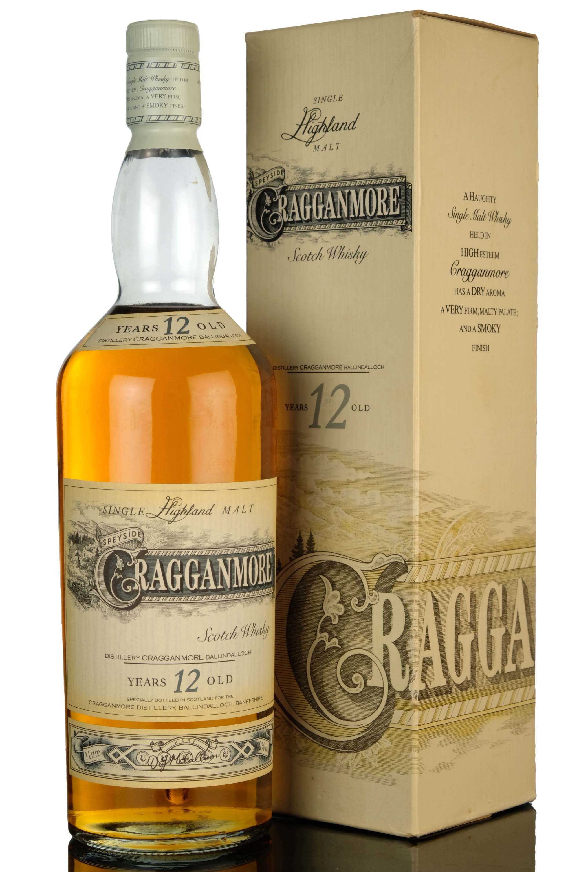 Cragganmore 12 Year Old - Circa 2000 - 1 Litre