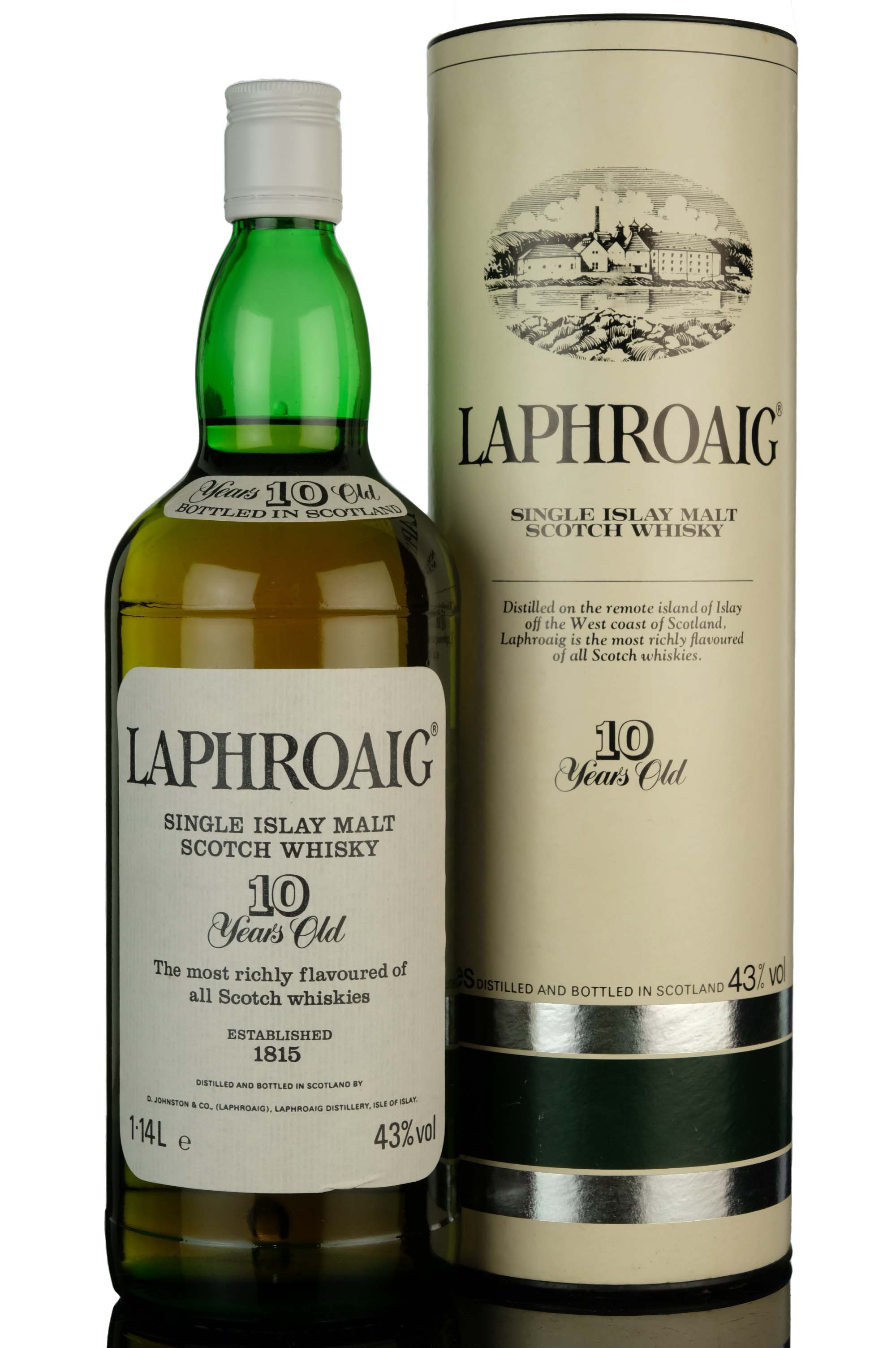 Laphroaig 10 Year Old - Circa 1990 - 1.14 Litre